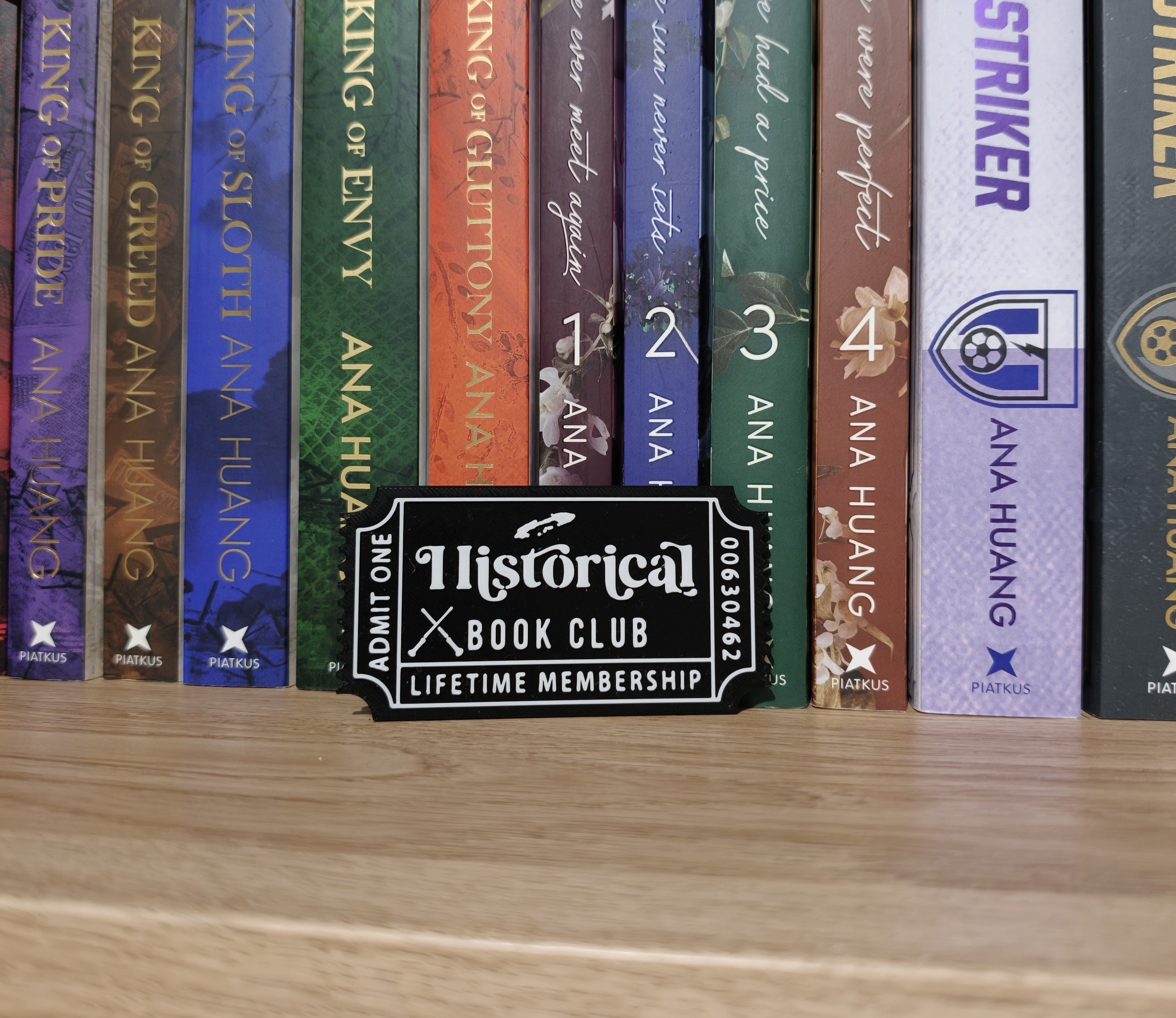 Historical Book Club Ticket