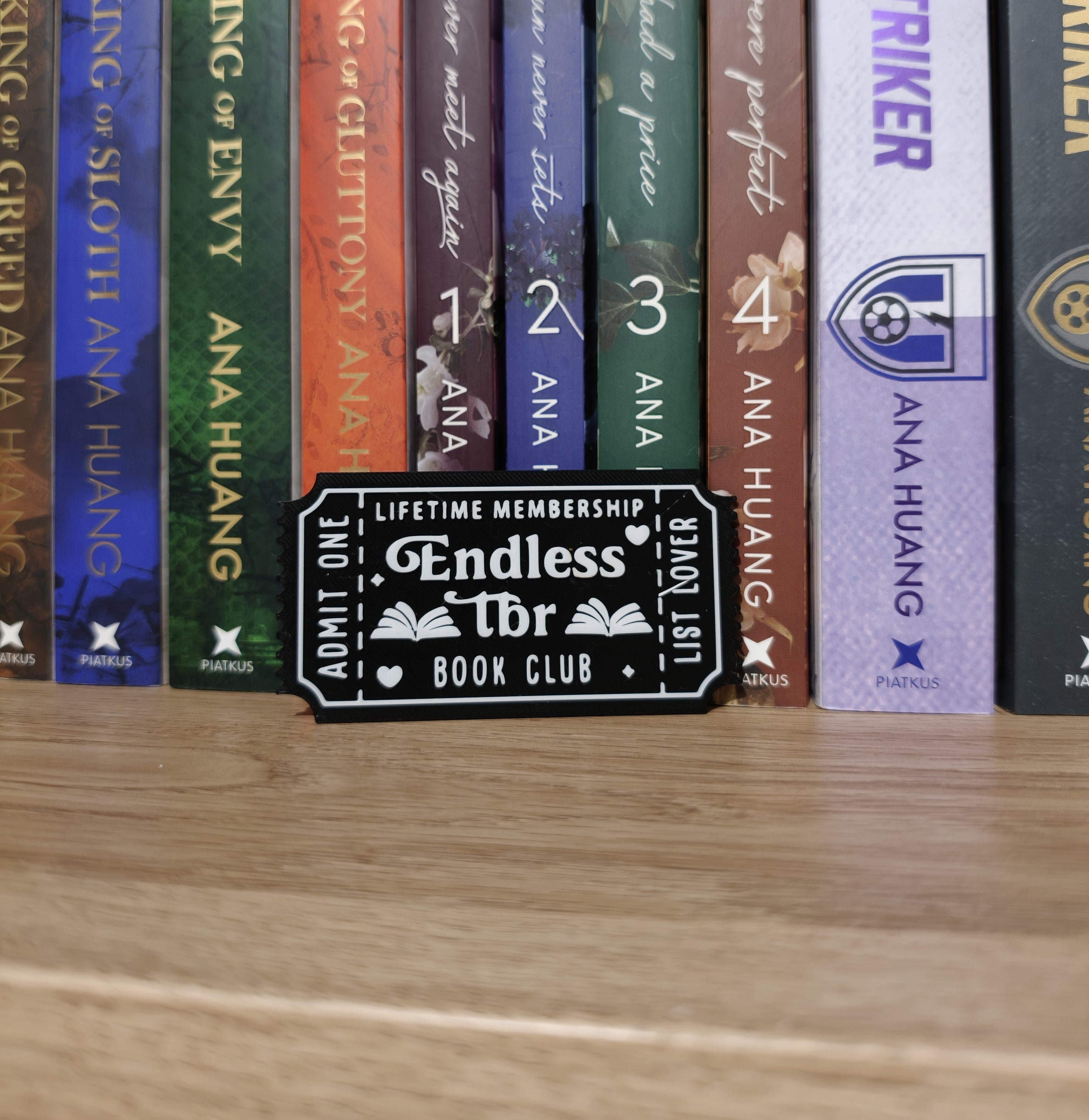 Endless TBR Book Club Ticket