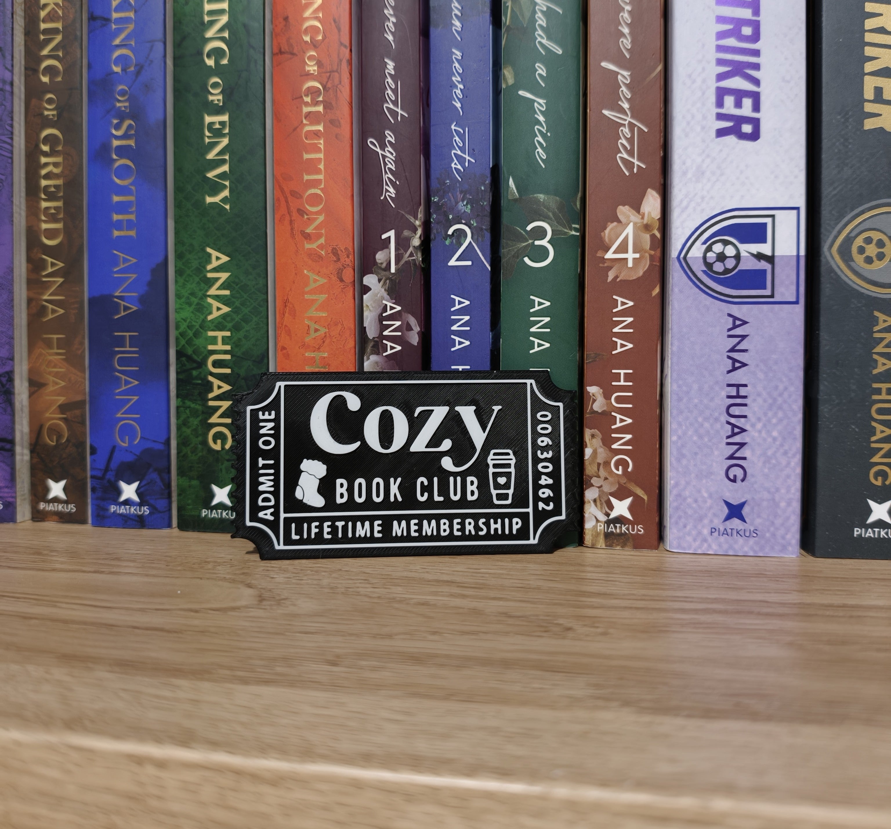 Cozy Book Club Ticket