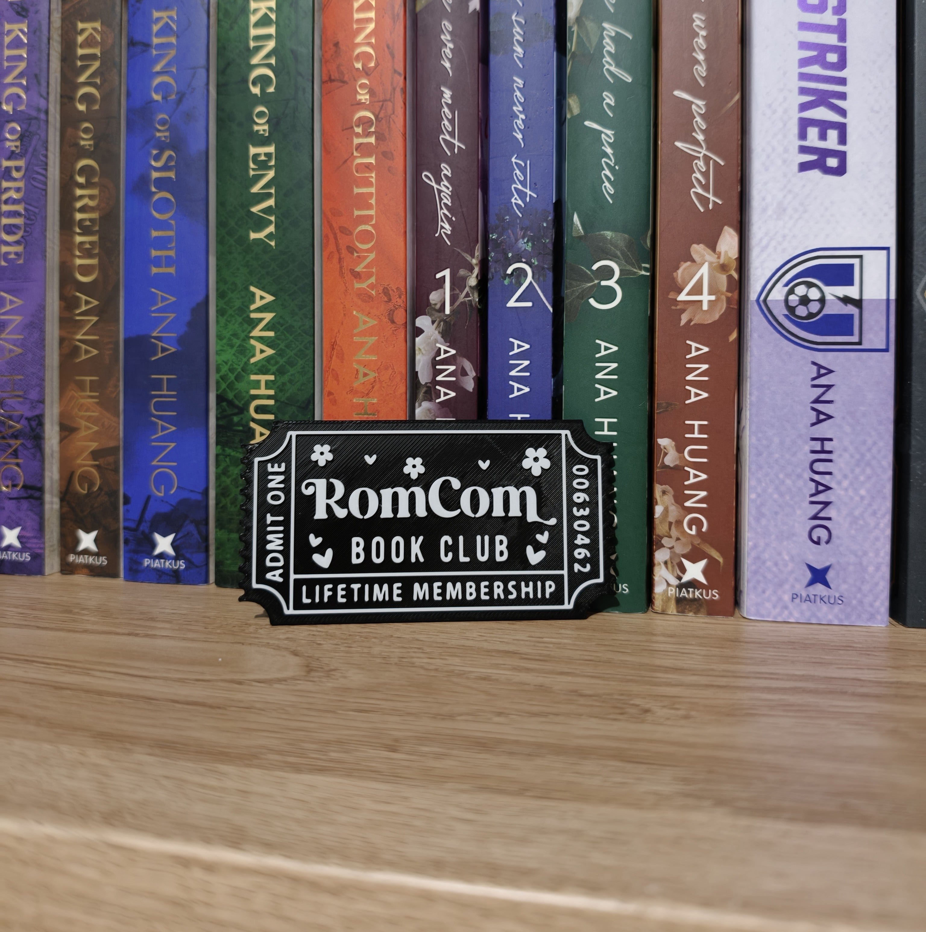 RomCom Book Club Ticket