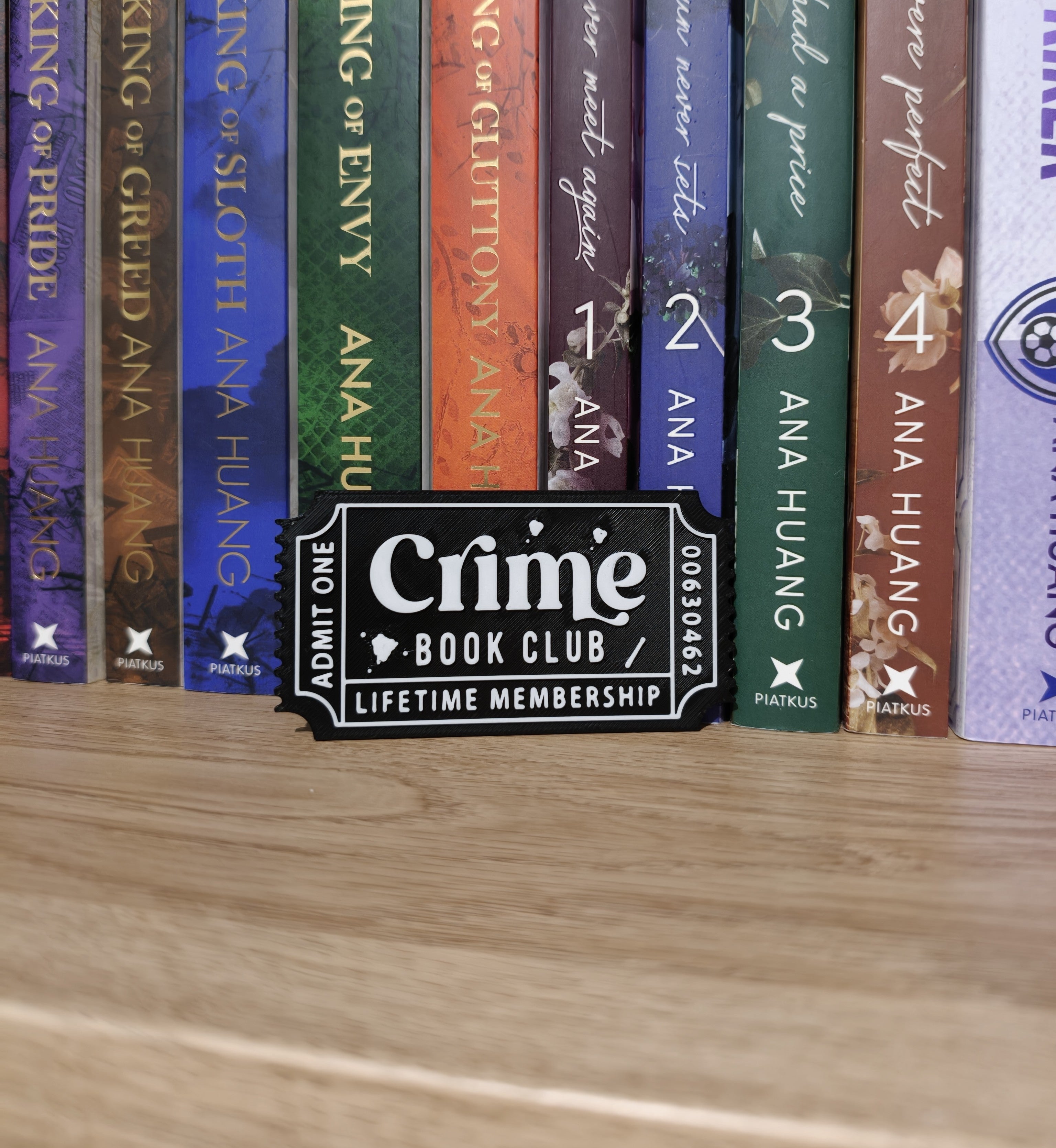 Crime Book Club Ticket
