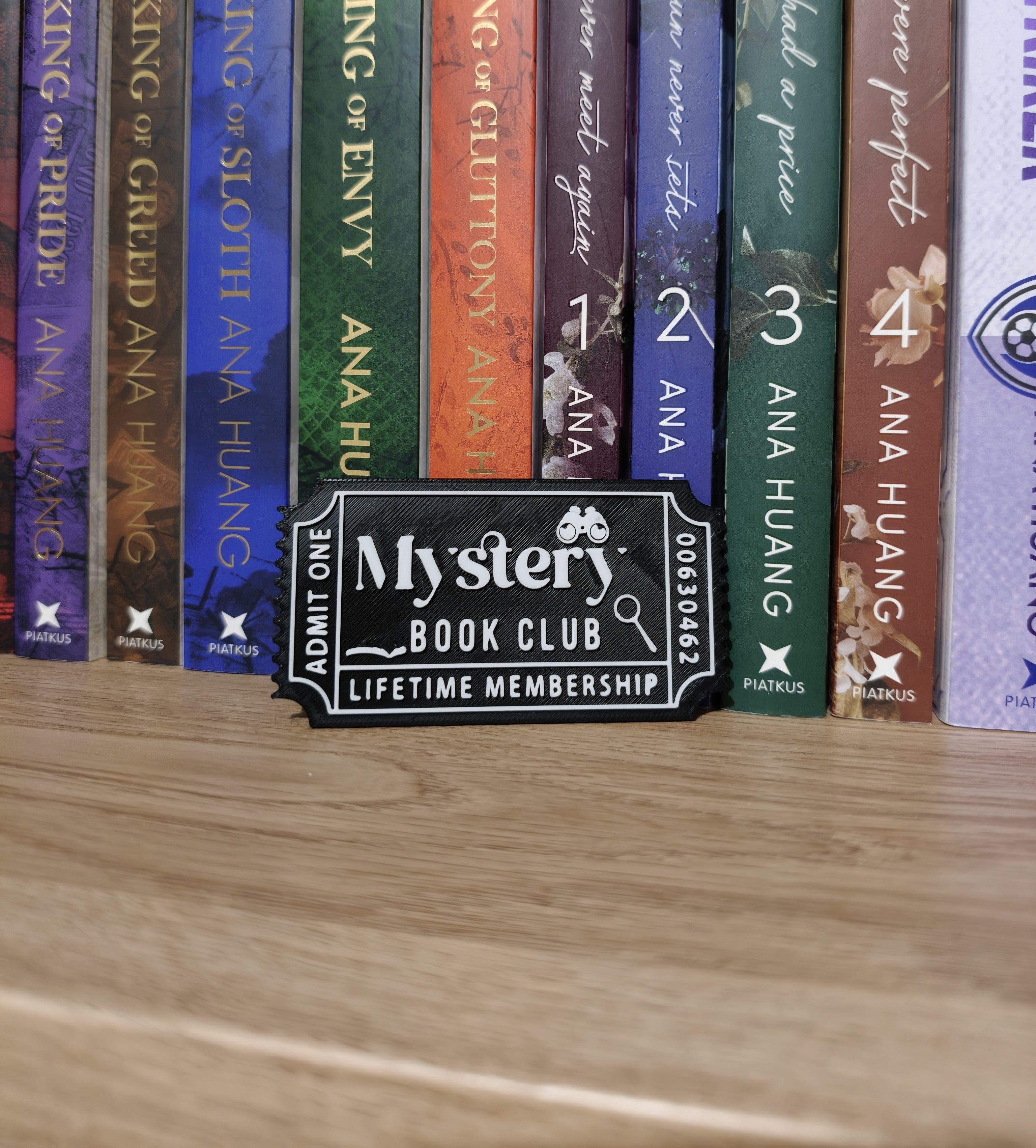 Mystery Book Club Ticket