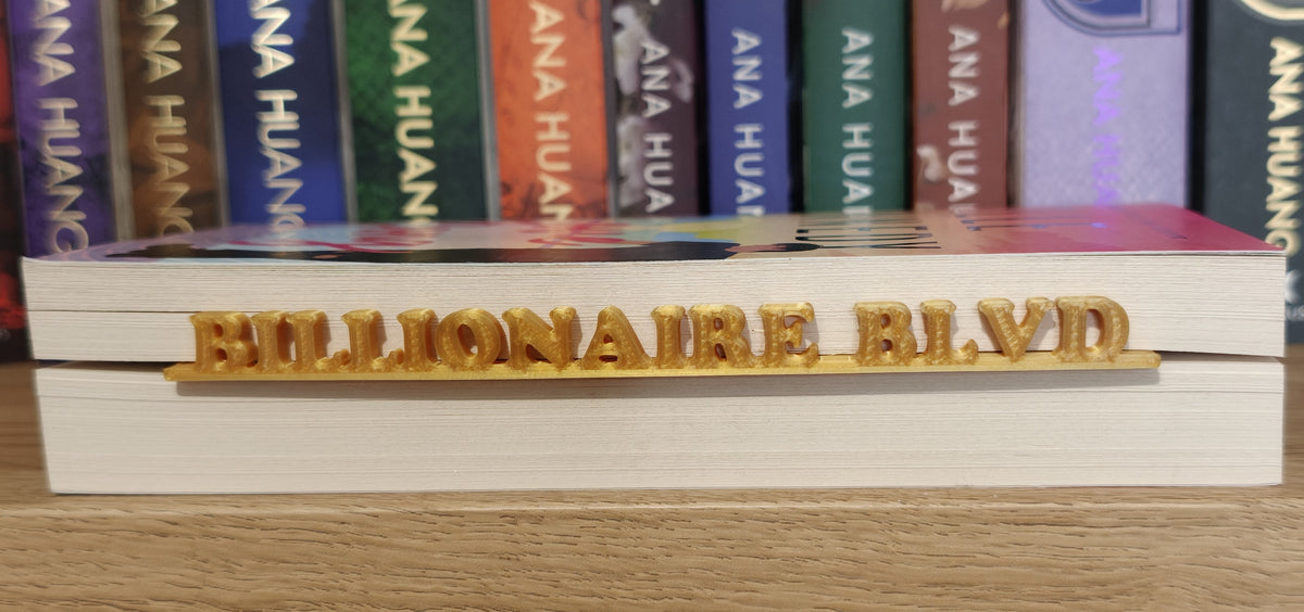 Billionaire BLVD Side Bookmark - DIGITAL FILE ONLY - STL