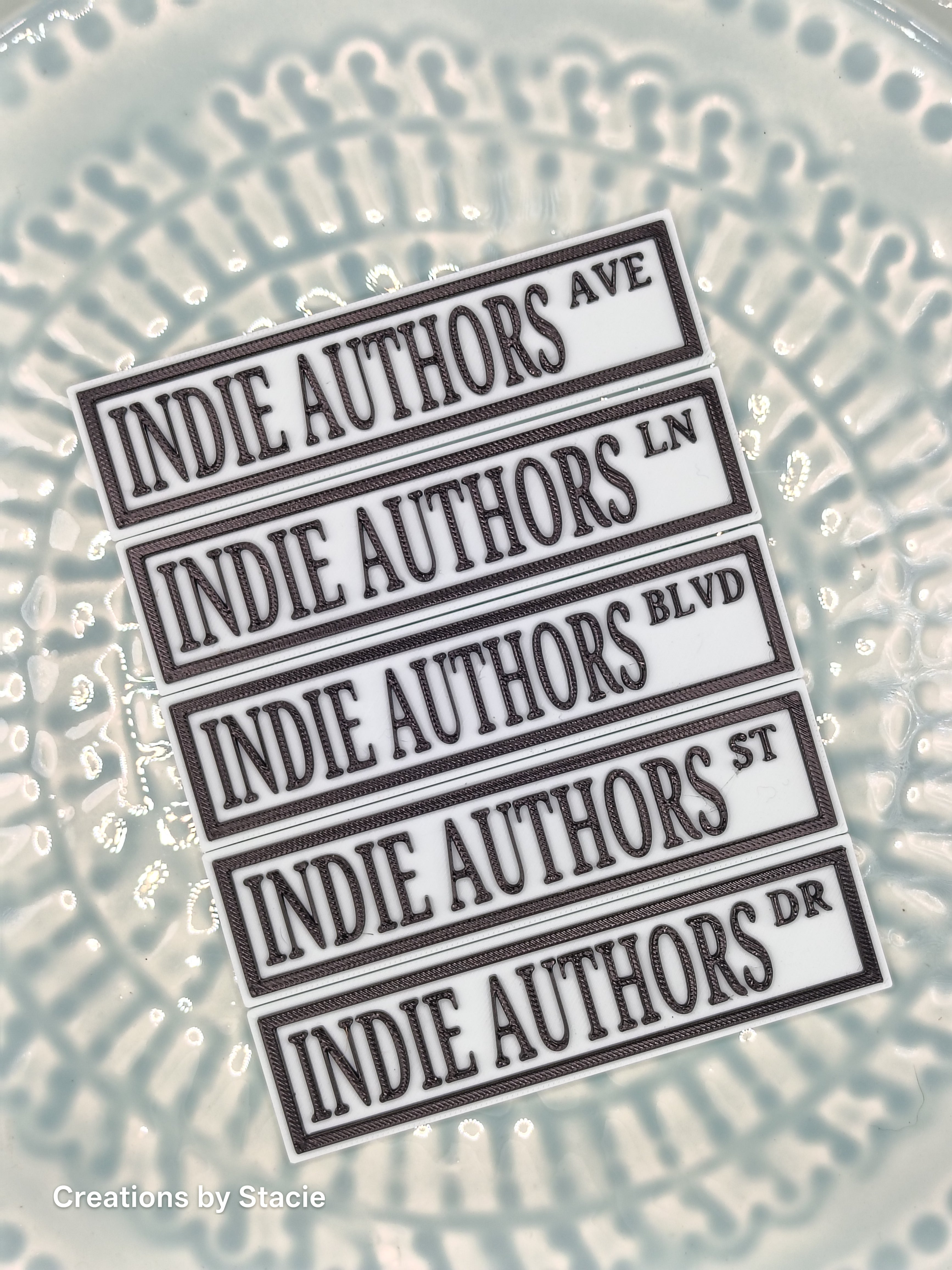 Indie Authors Book Shelf Sign