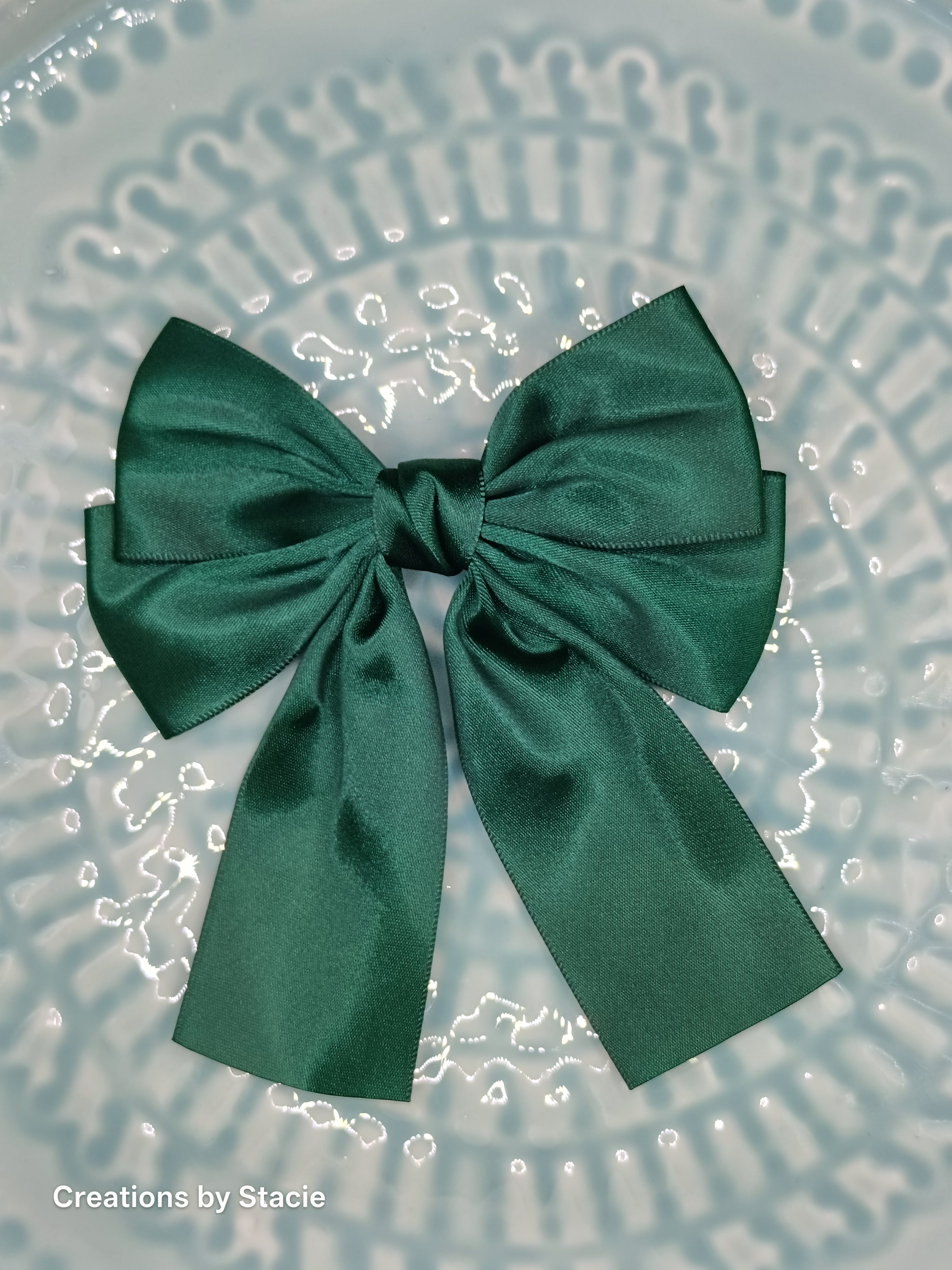 Medium Satin Hair Bow