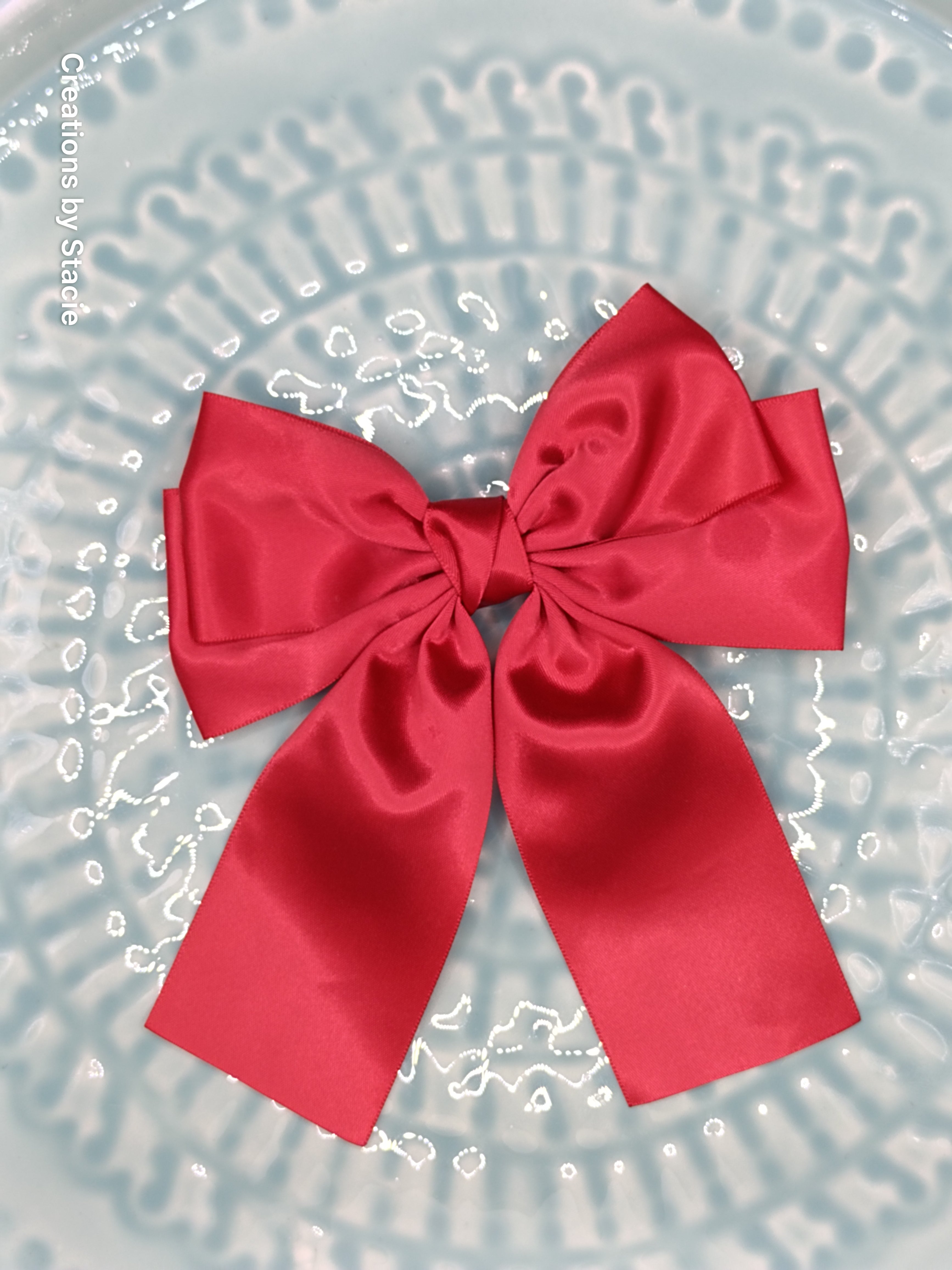 Medium Satin Hair Bow