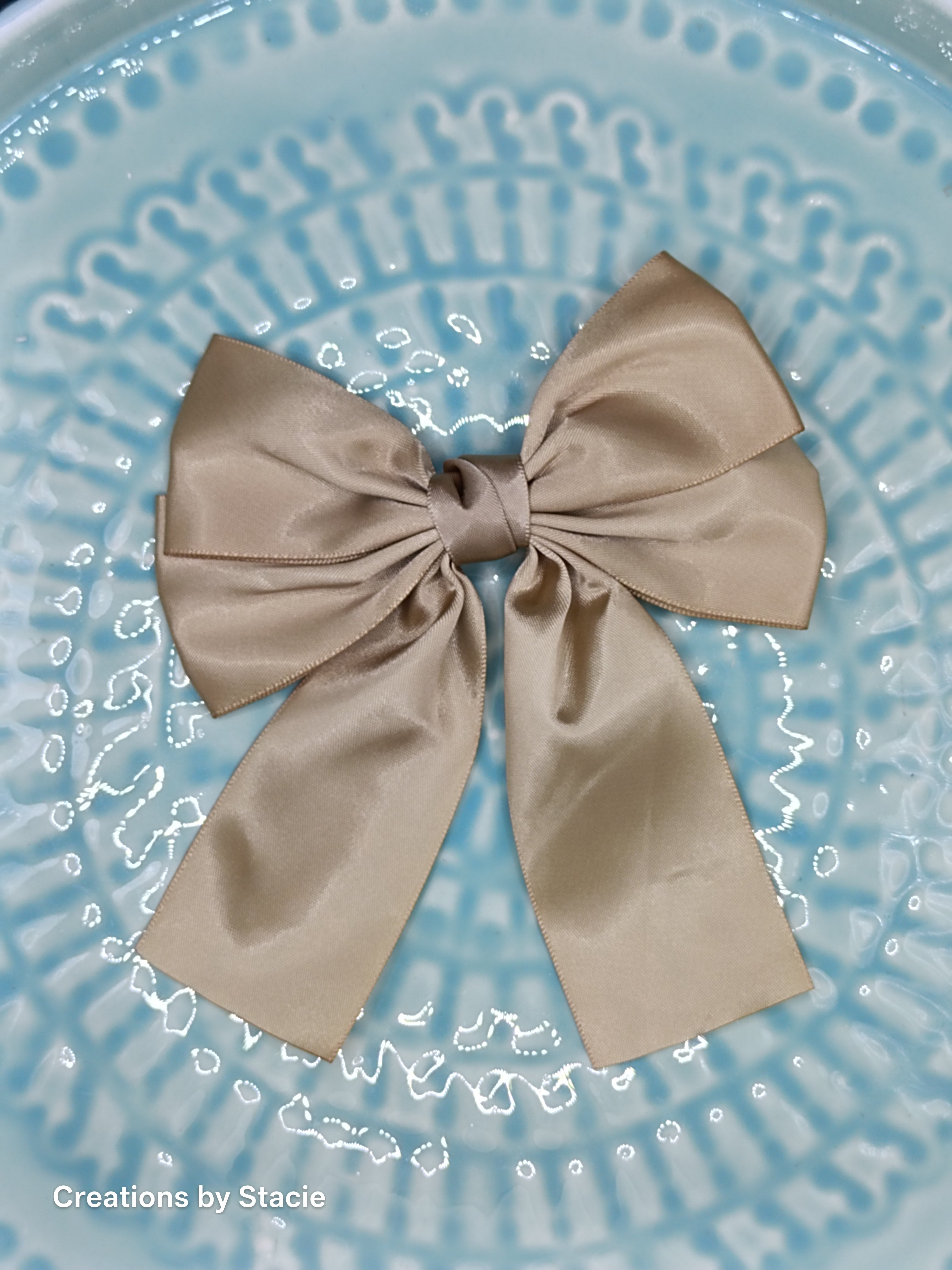 Medium Satin Hair Bow