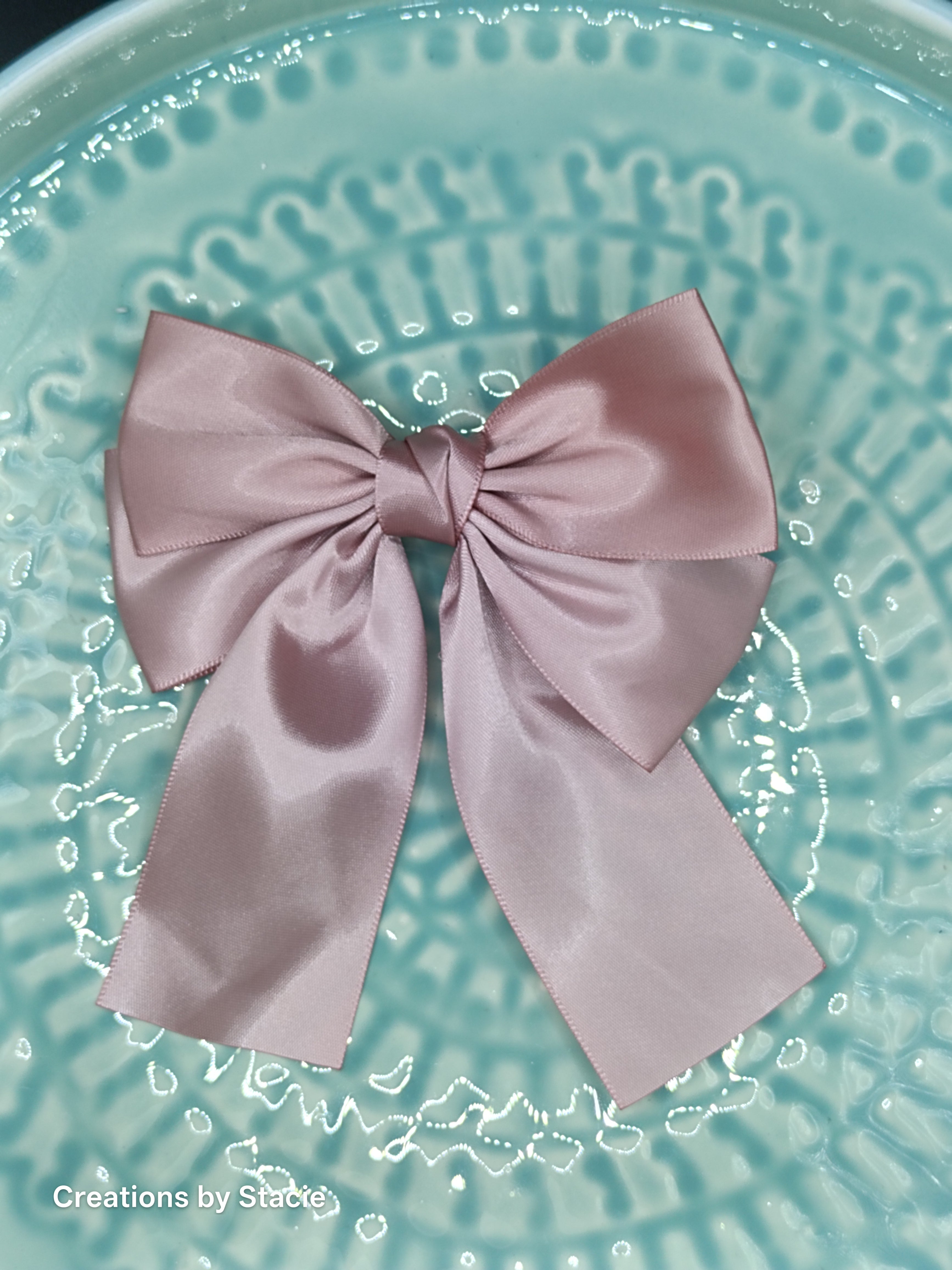 Medium Satin Hair Bow