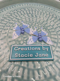 Blue and White Butterfly Flexi
