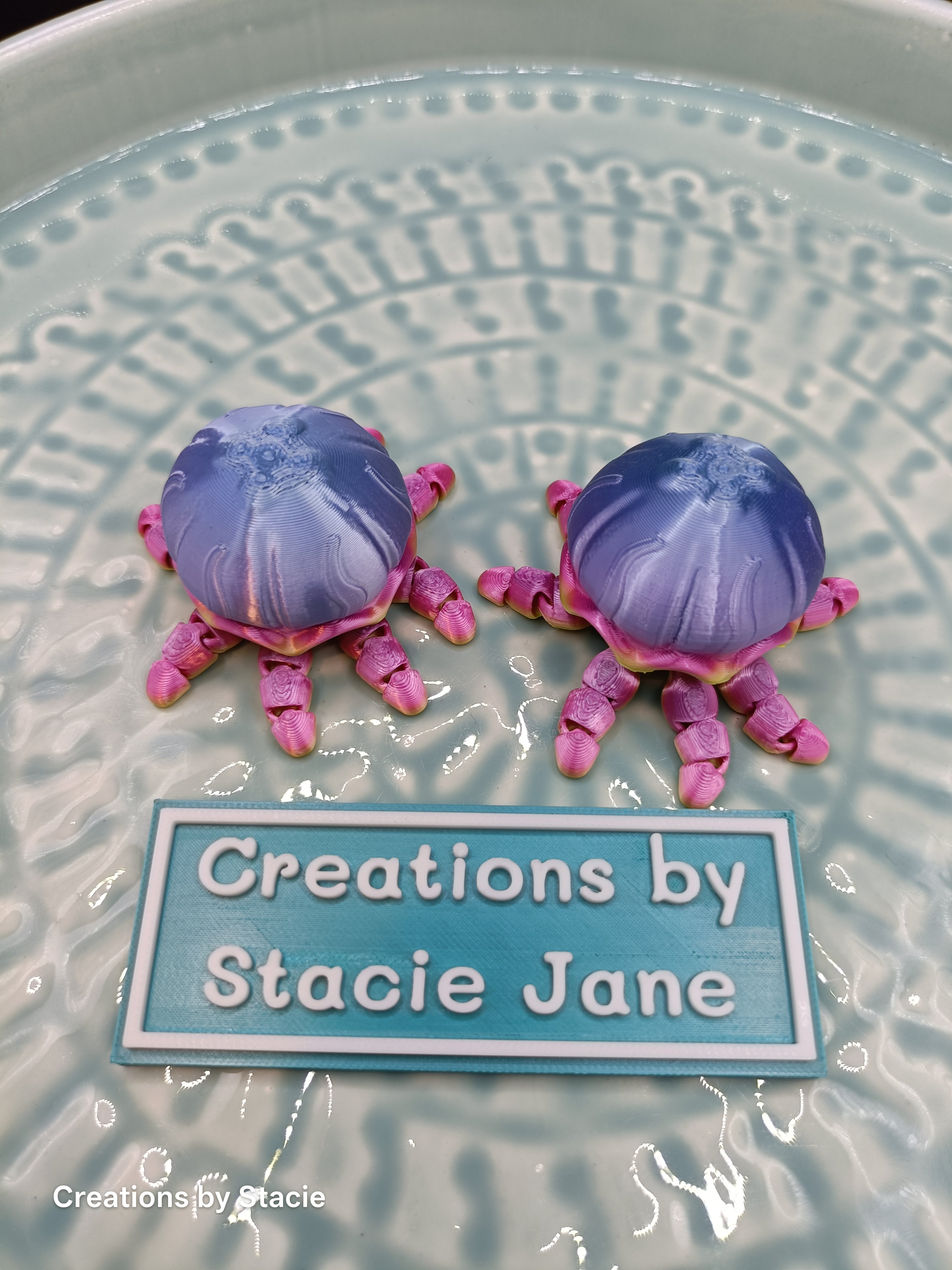 Jelly Fish (Purple/pink/yellow)
