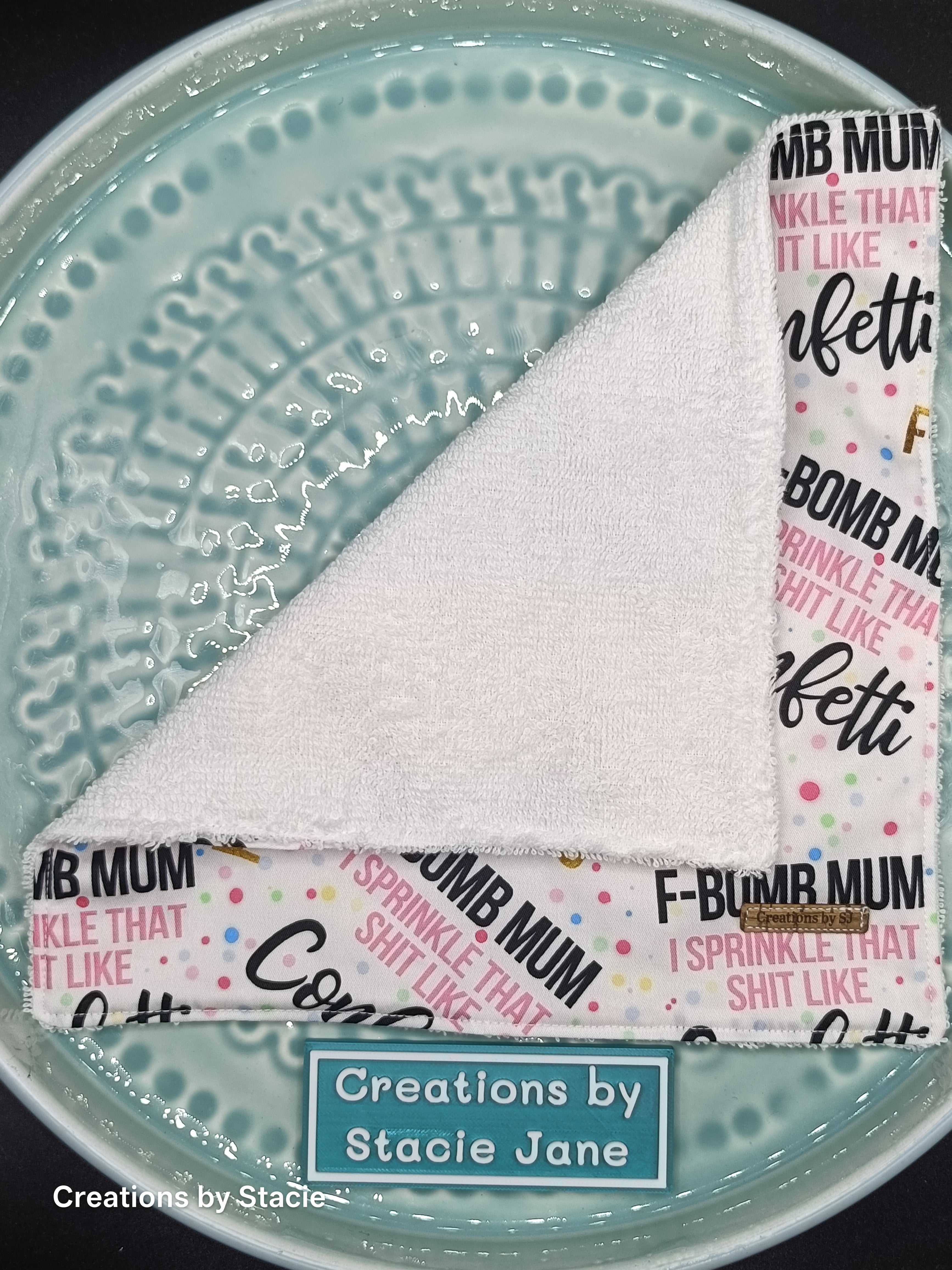Face washer - F-bomb mum