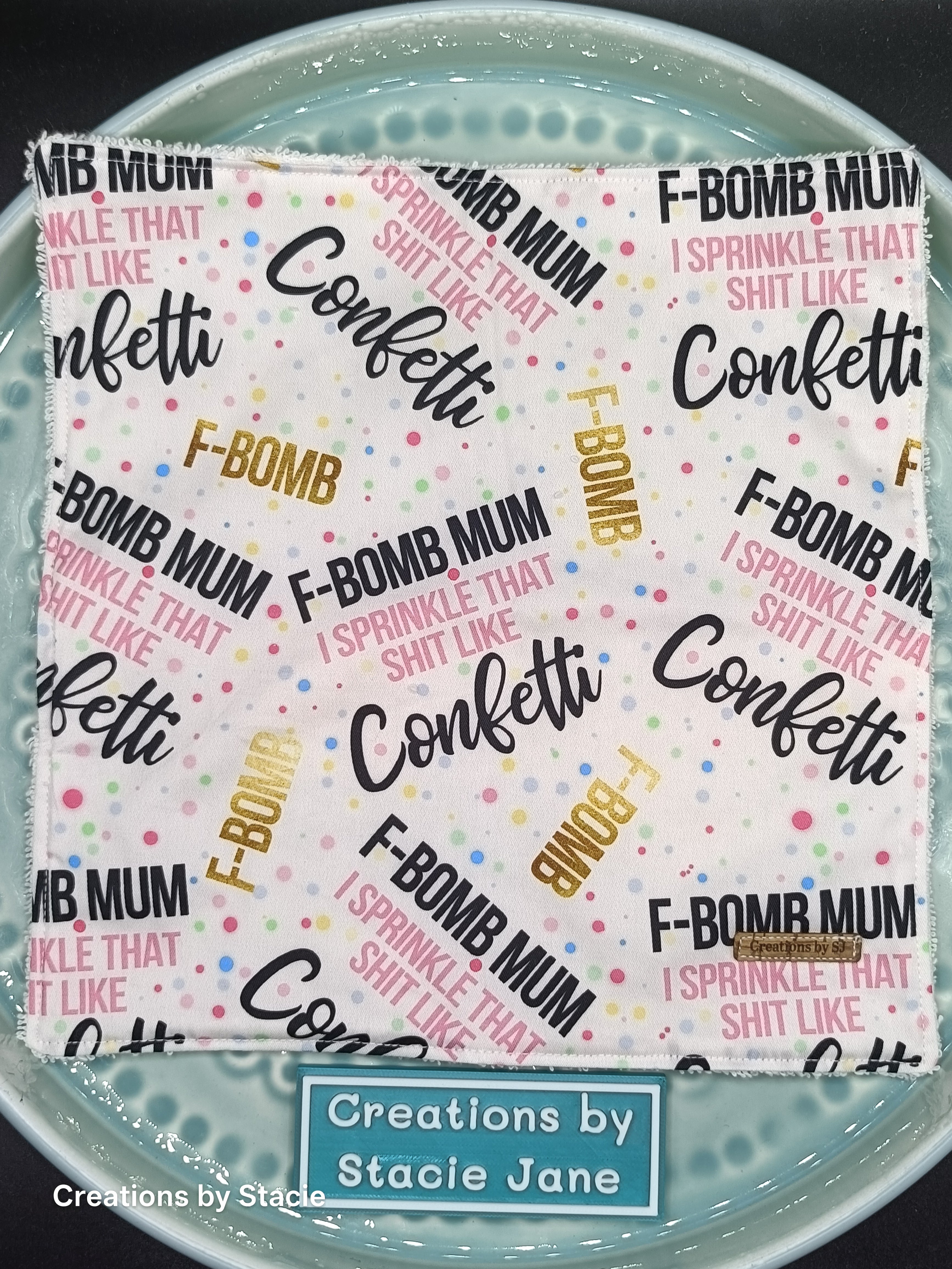 Face washer - F-bomb mum
