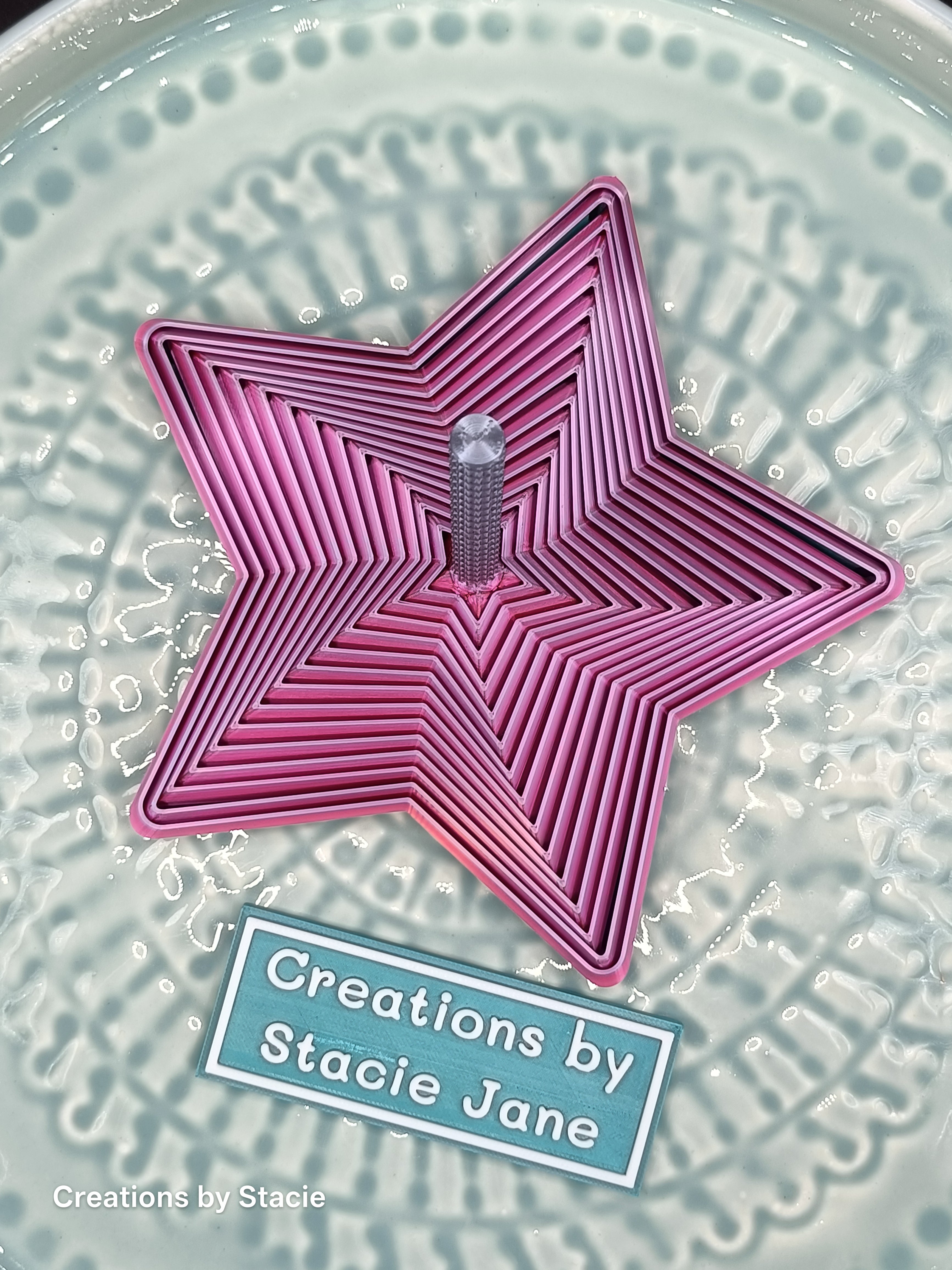 Fidget with stick - pink/purple/blue