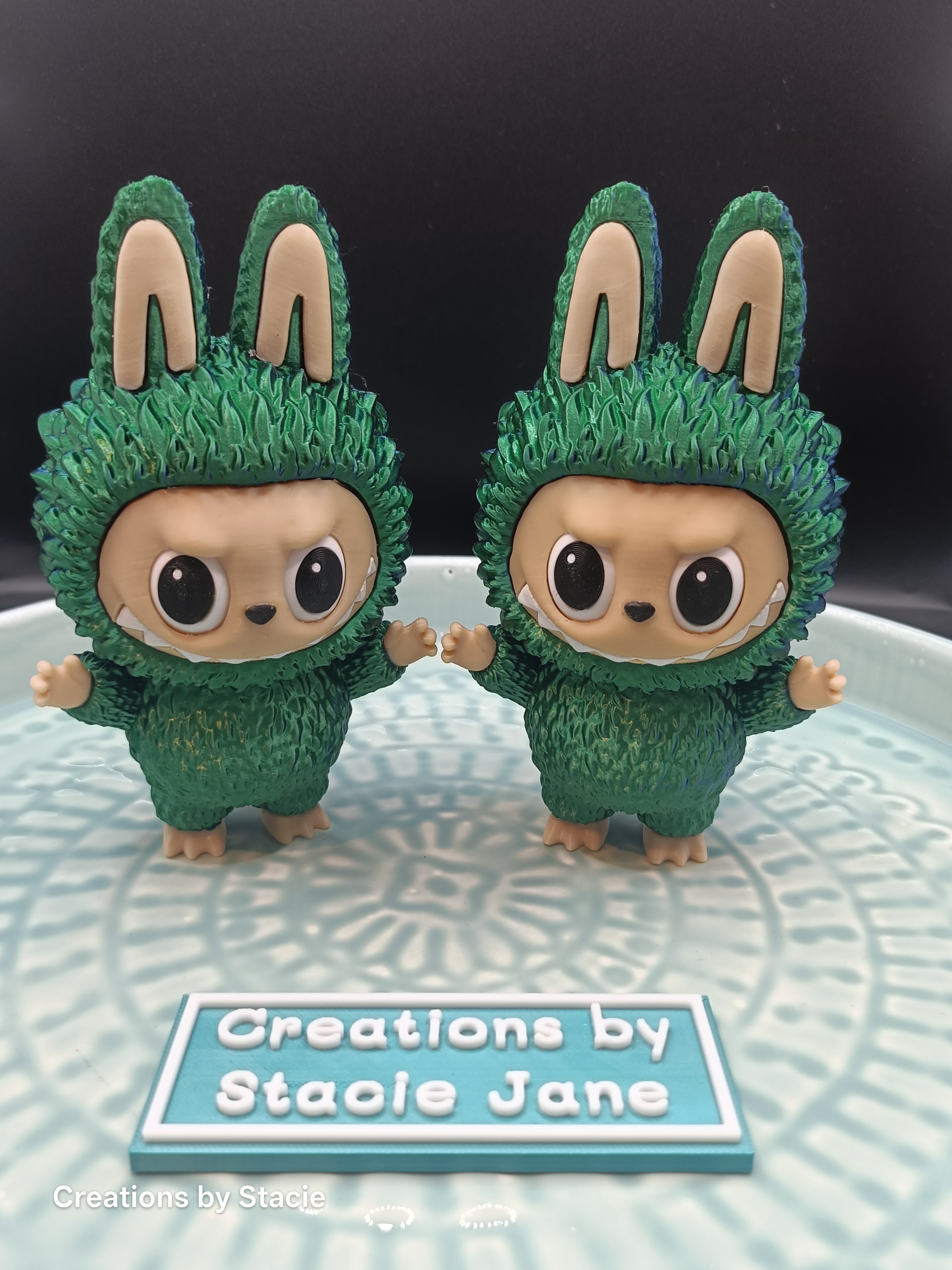 Labubu with moveable eyes - Inspired