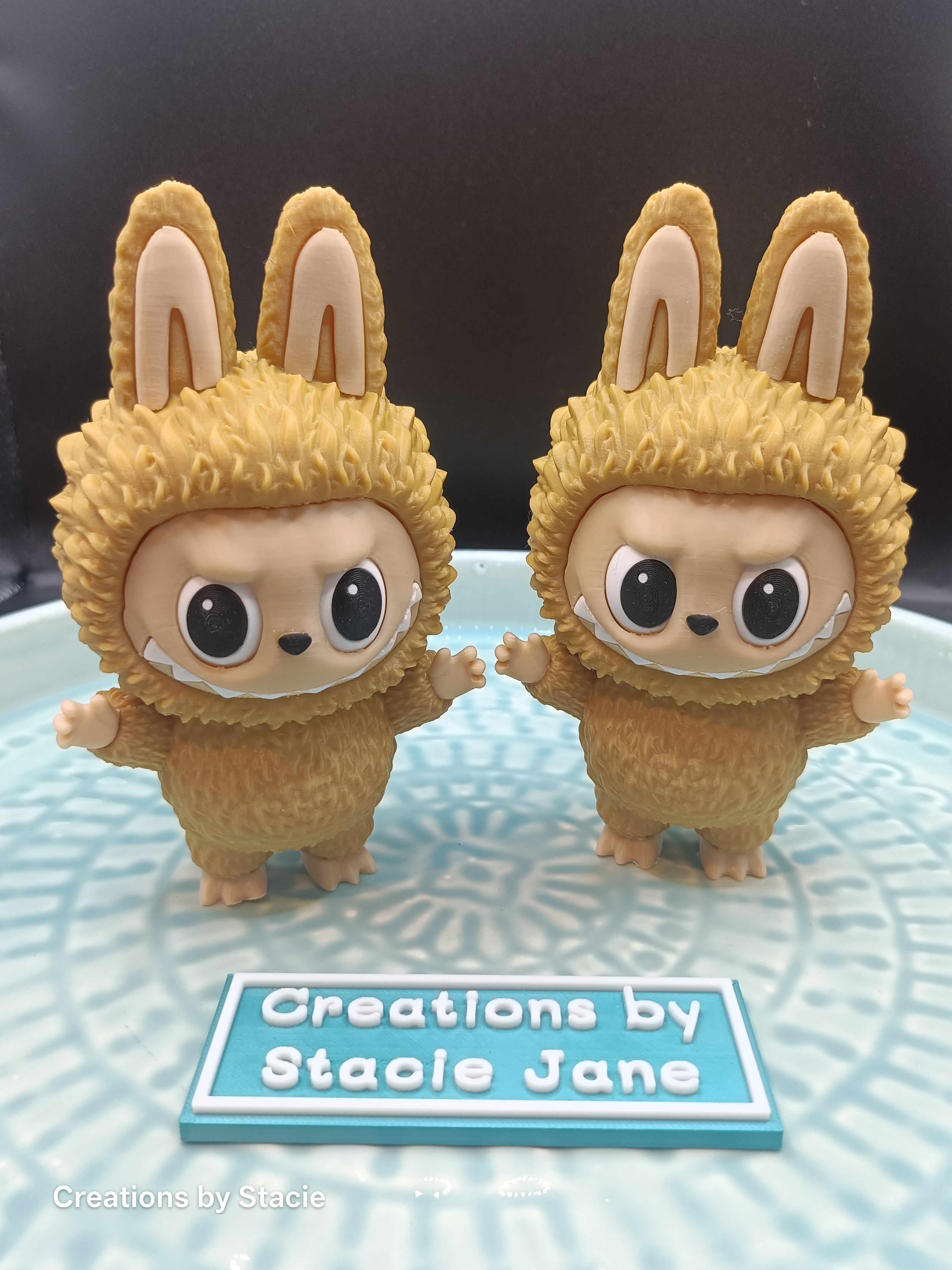 Labubu with moveable eyes - Inspired