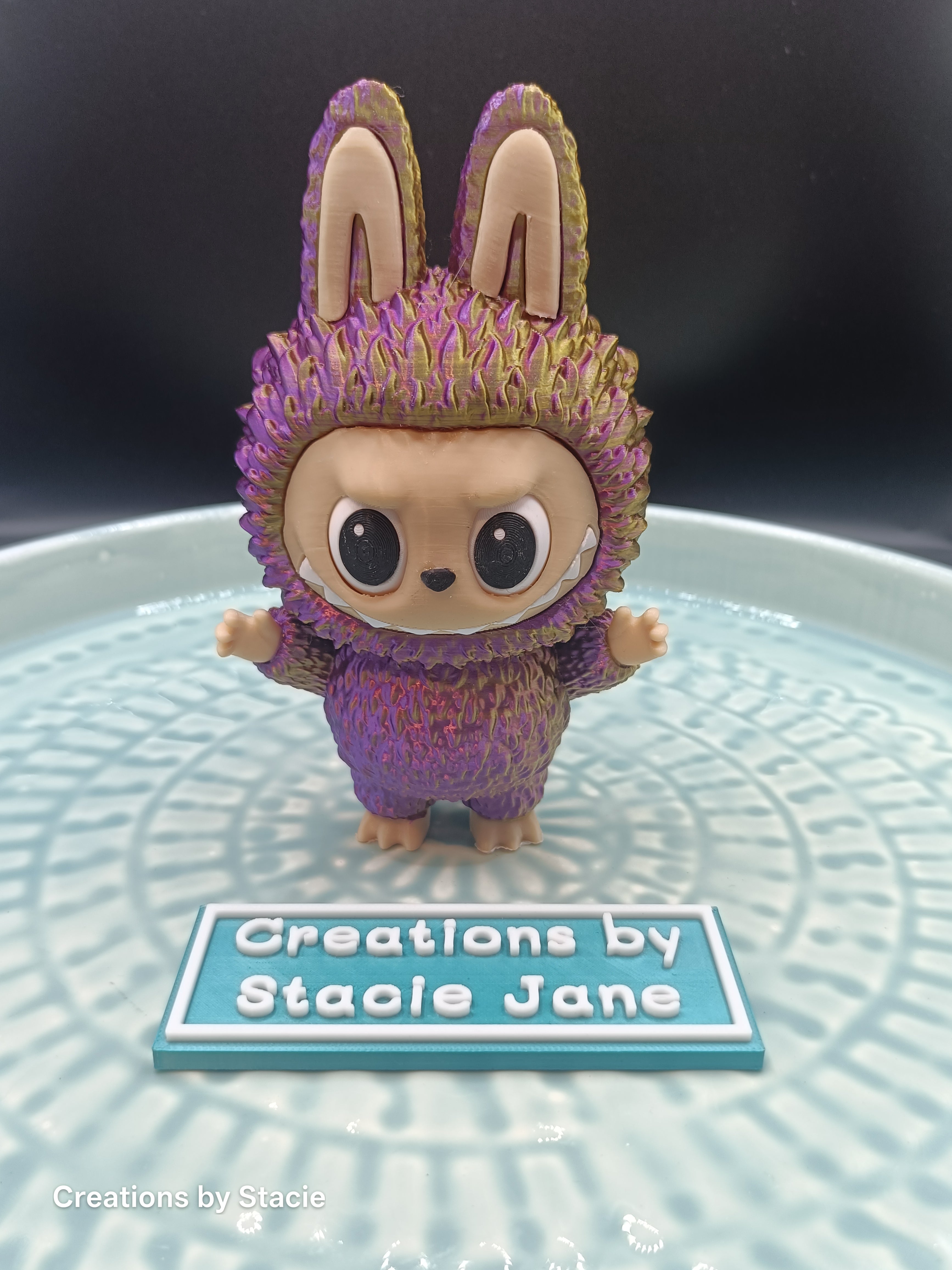 Labubu with moveable eyes - Inspired