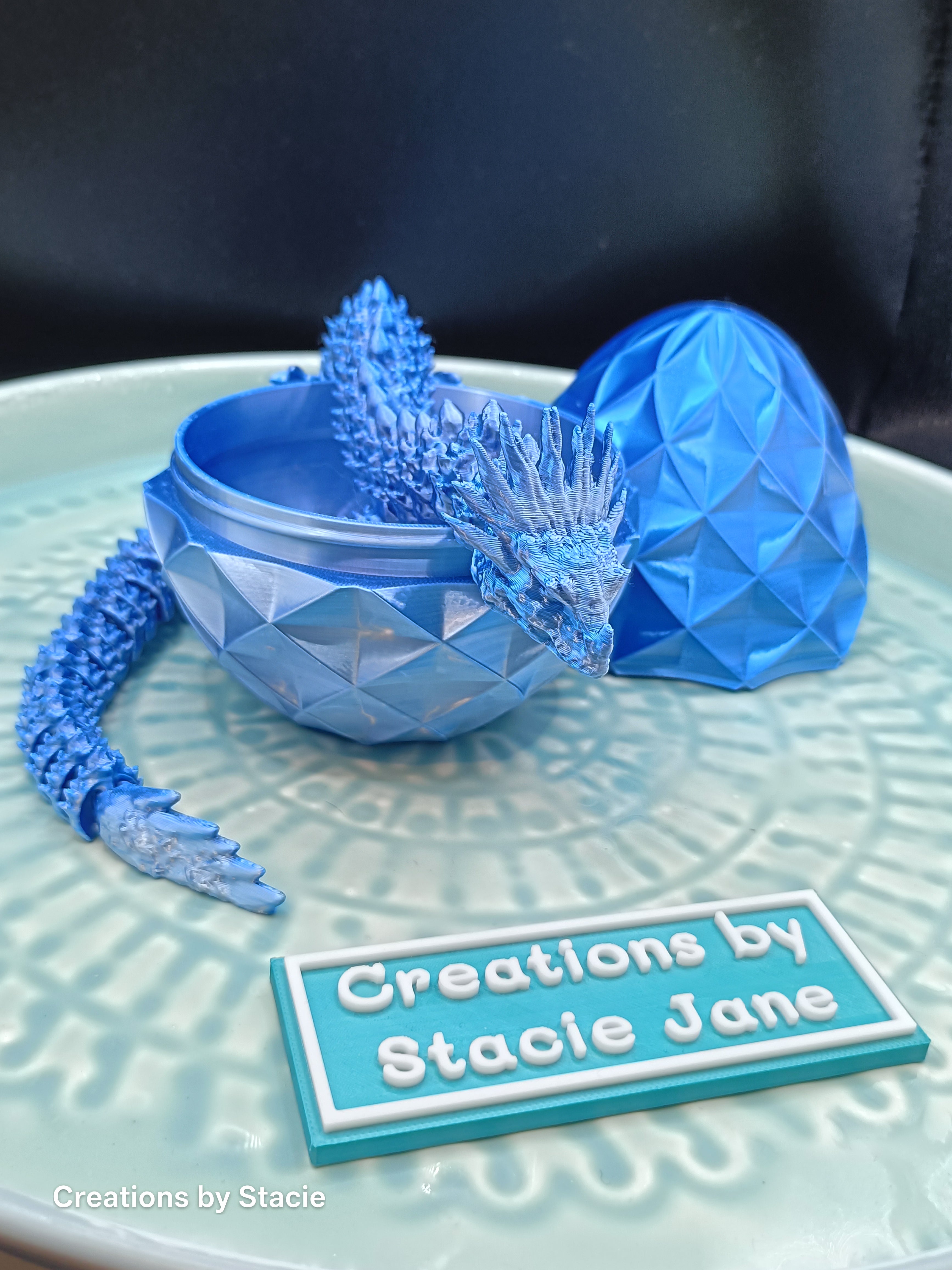 Ice Dragon Egg and Dragon