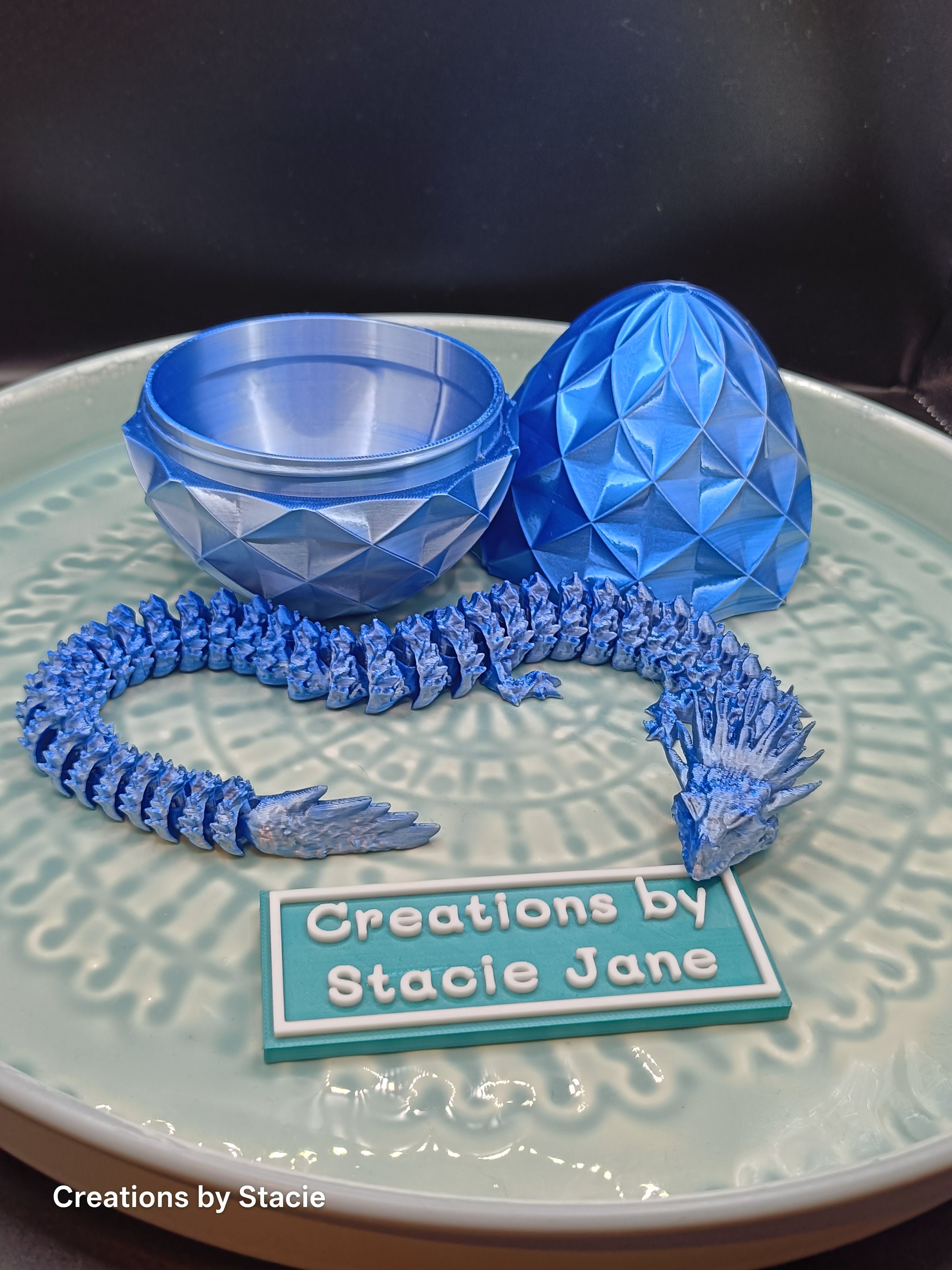 Ice Dragon Egg and Dragon