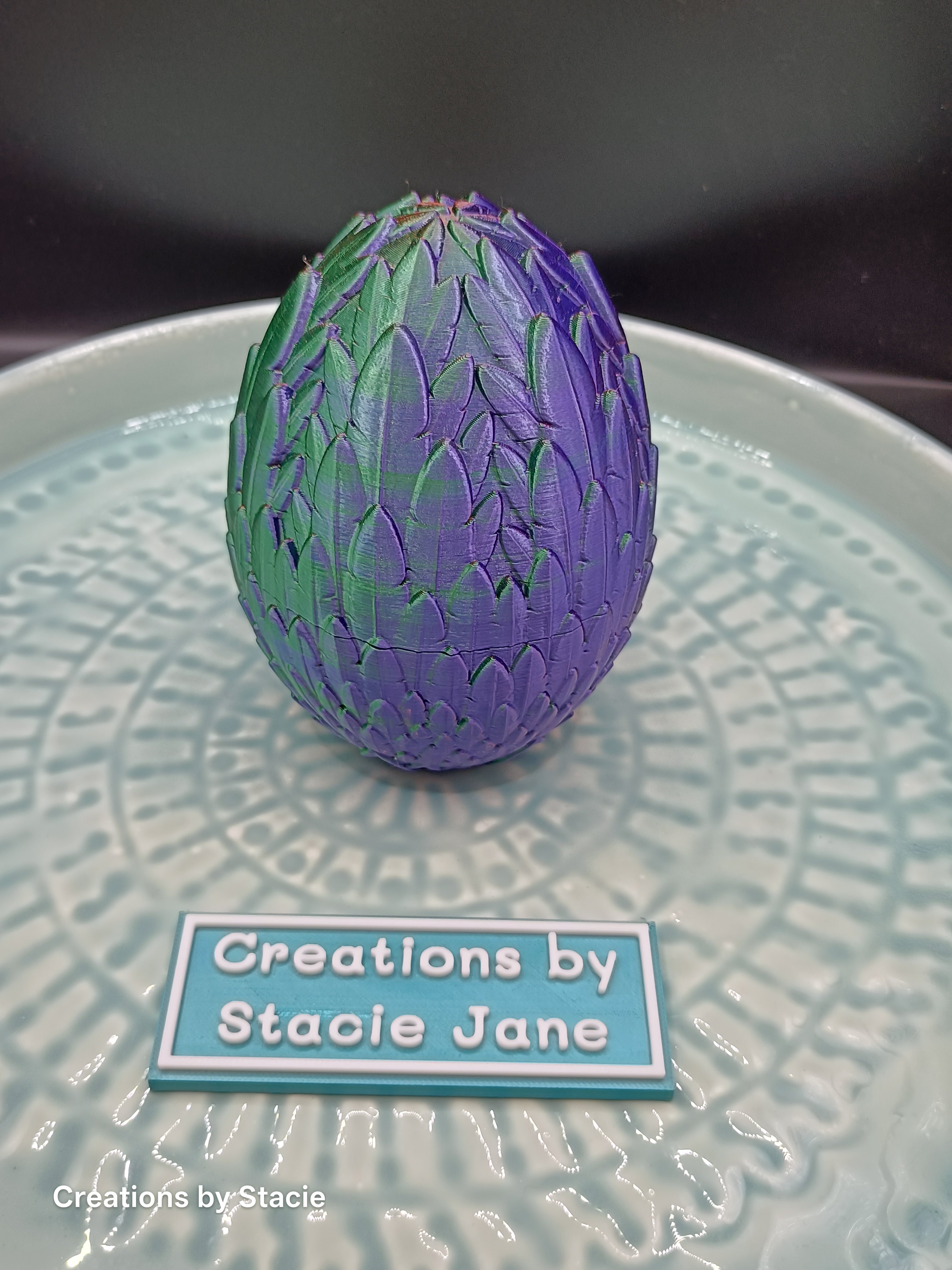 Feathered Dragon Egg with Dragon