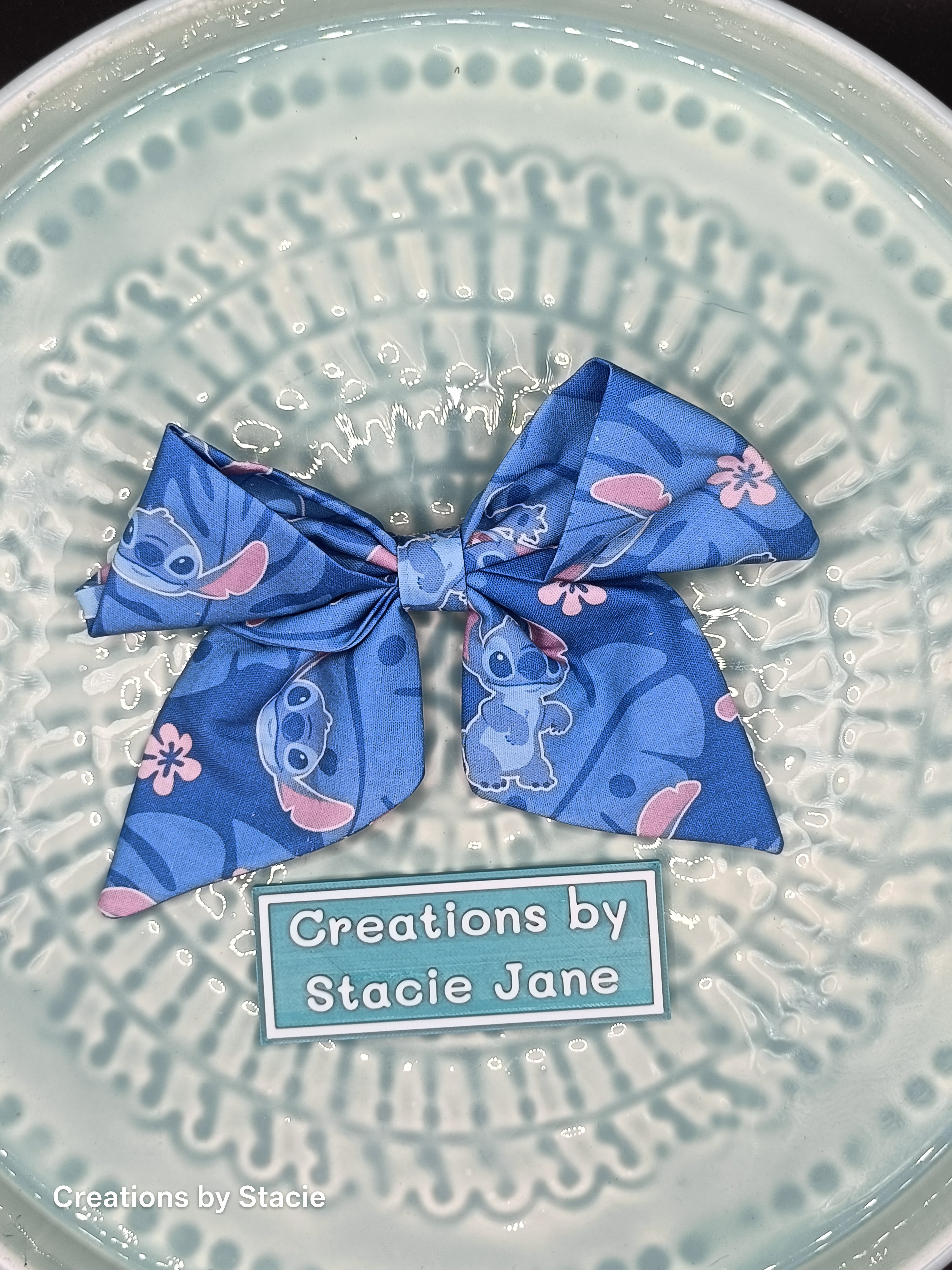 Handmade Fabric Hair Bows - Inspired by