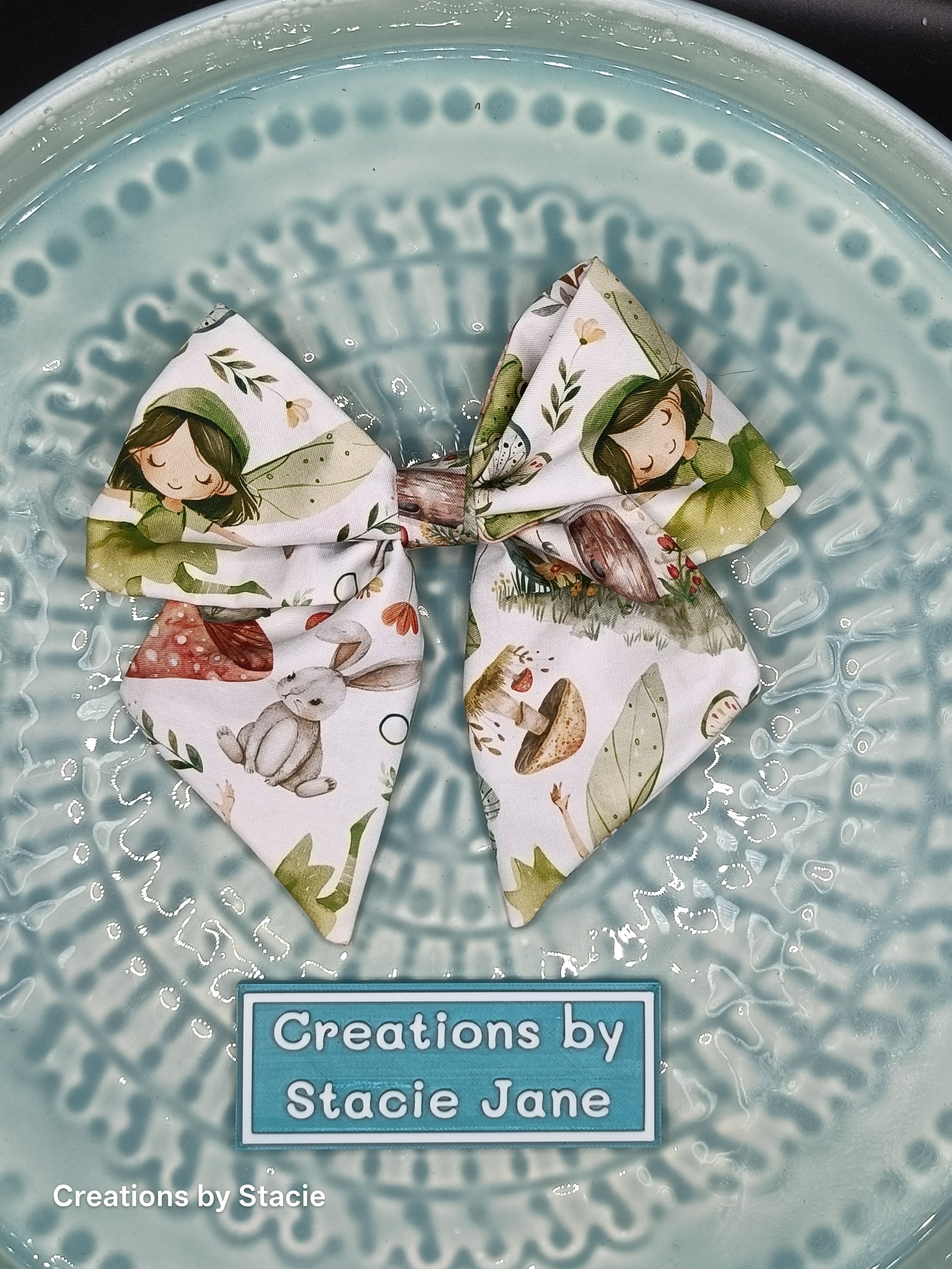Handmade Fabric Hair Bows - Inspired by