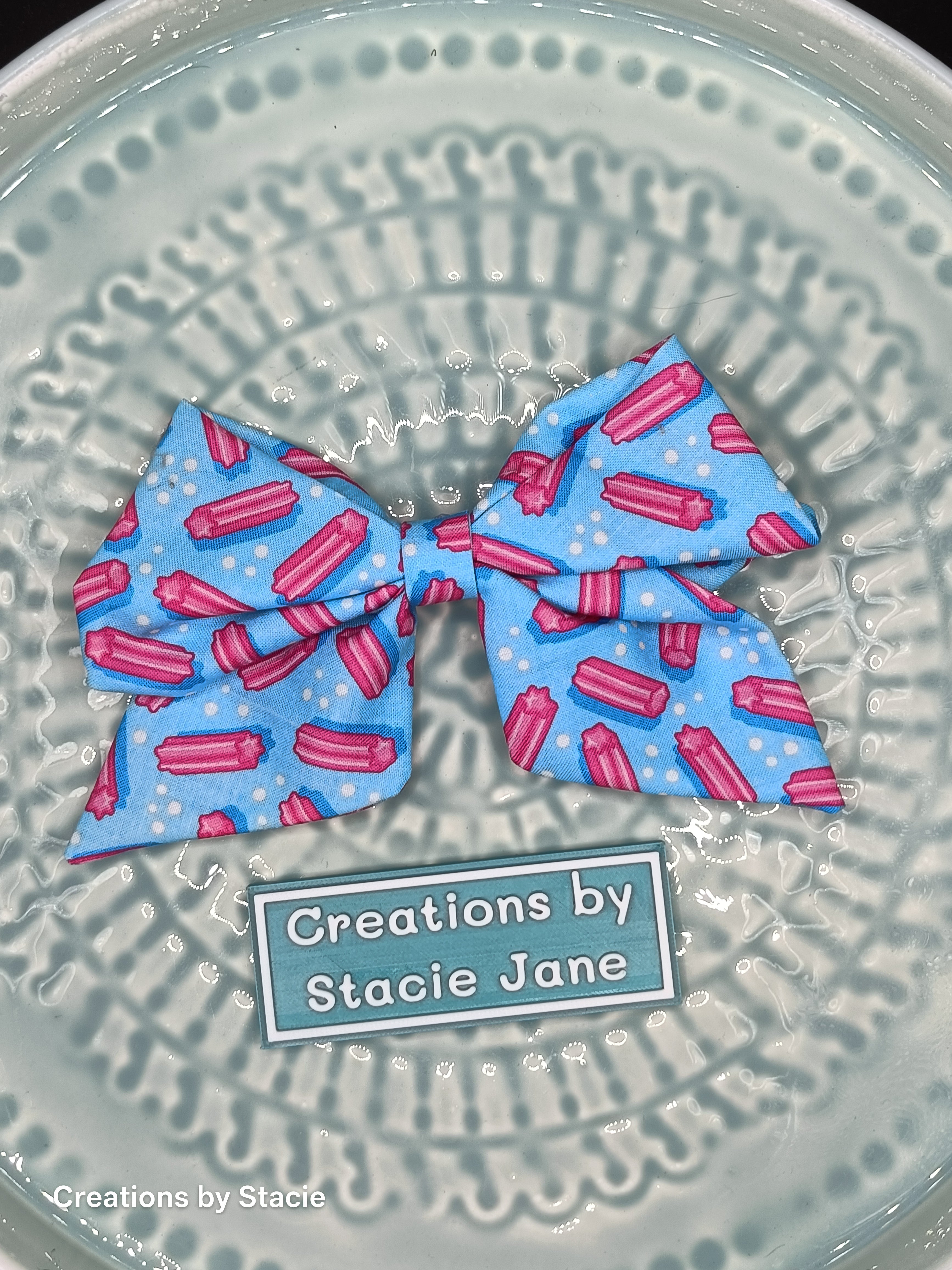 Handmade Fabric Hair Bows - Inspired by