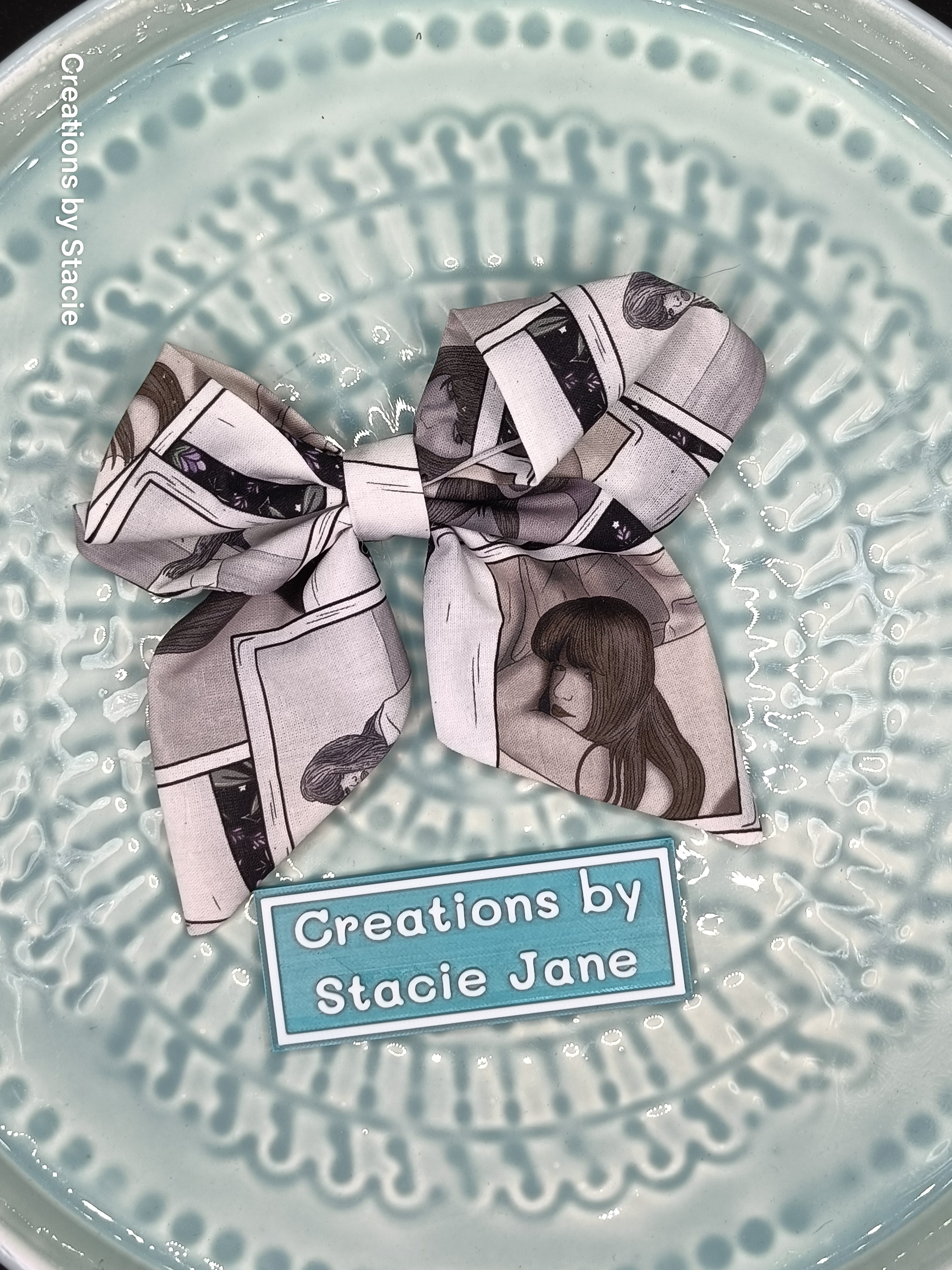 Handmade Fabric Hair Bows - Inspired by