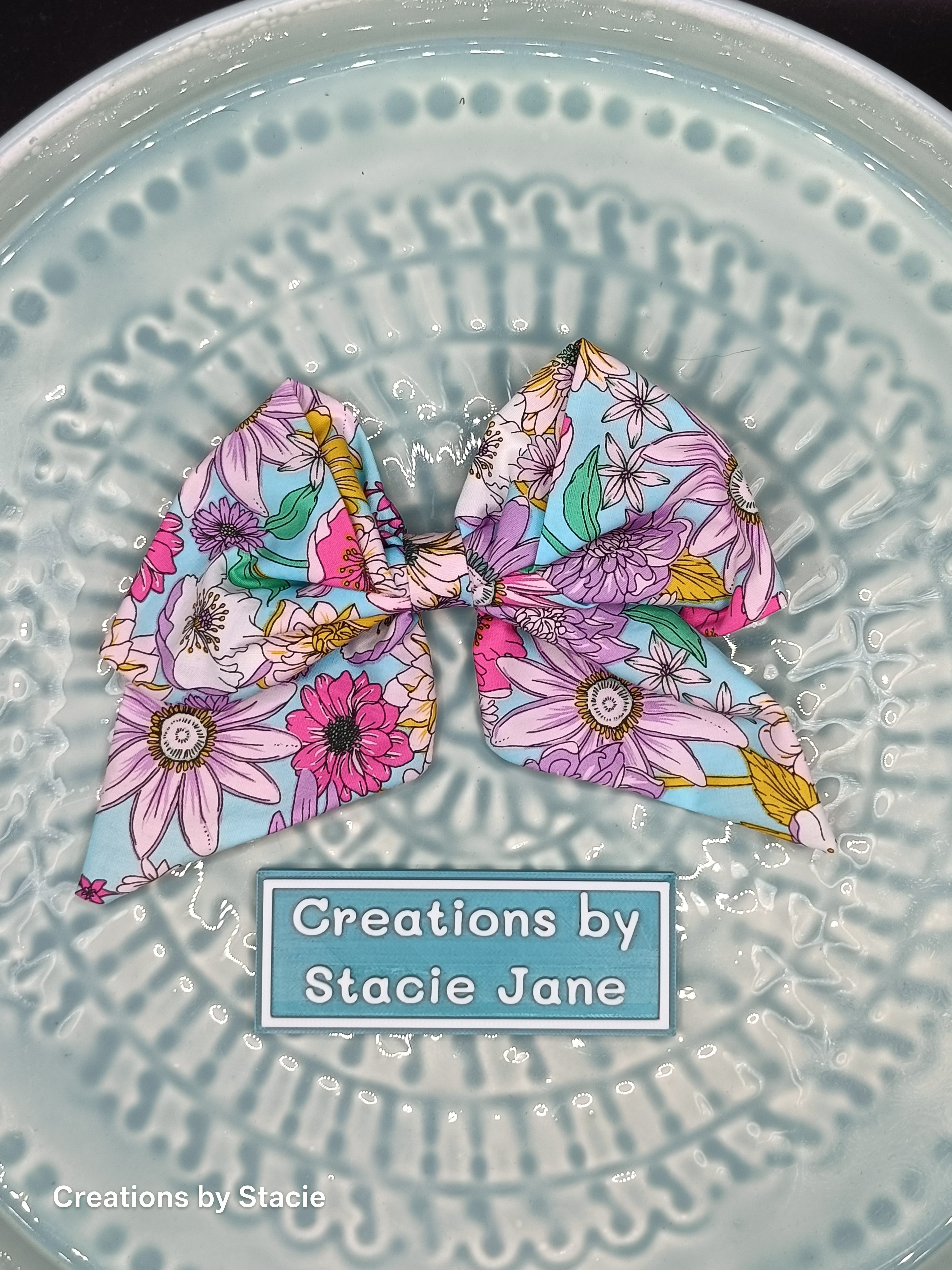 Handmade Fabric Hair Bows - Inspired by