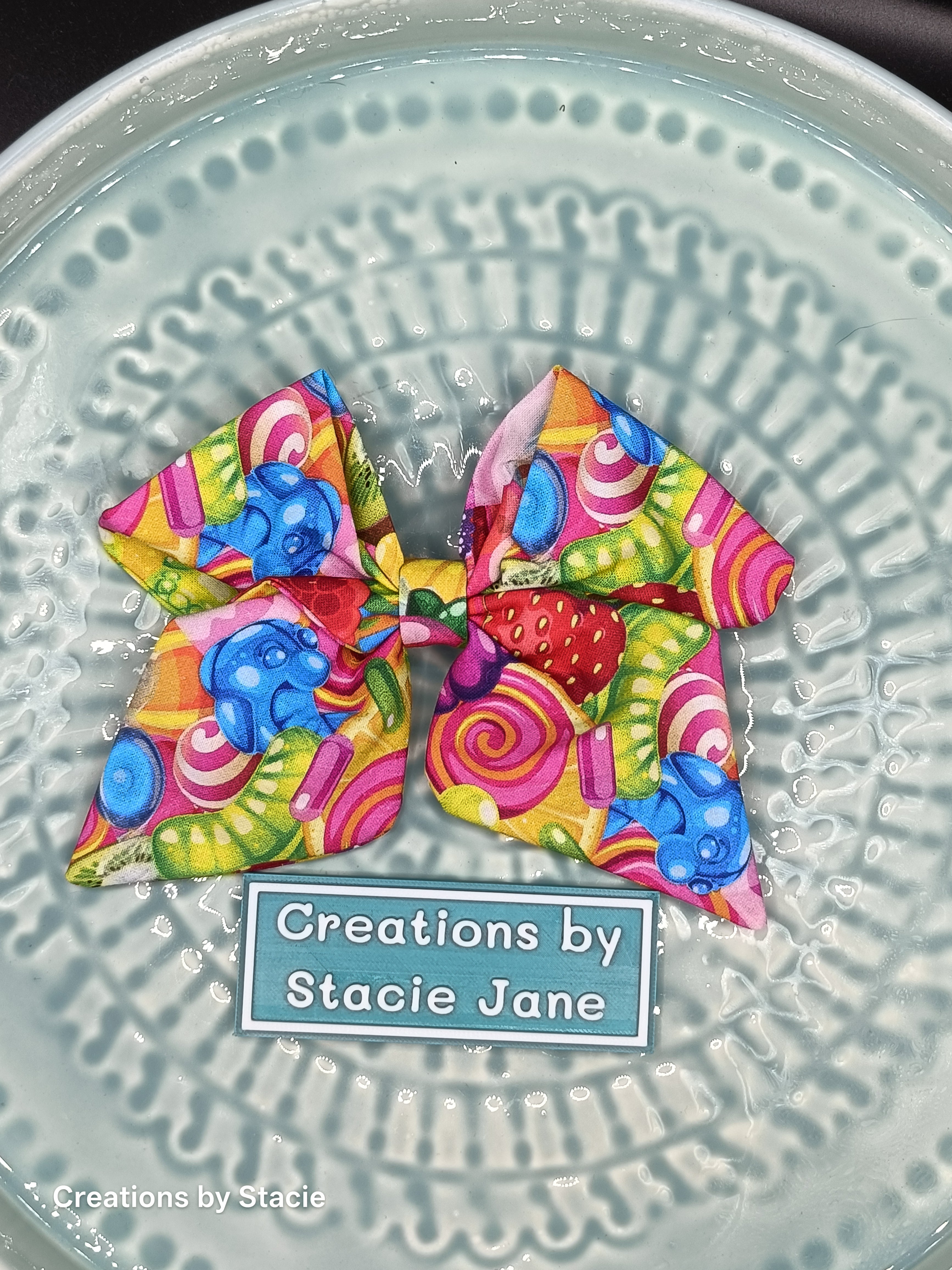 Handmade Fabric Hair Bows - Inspired by