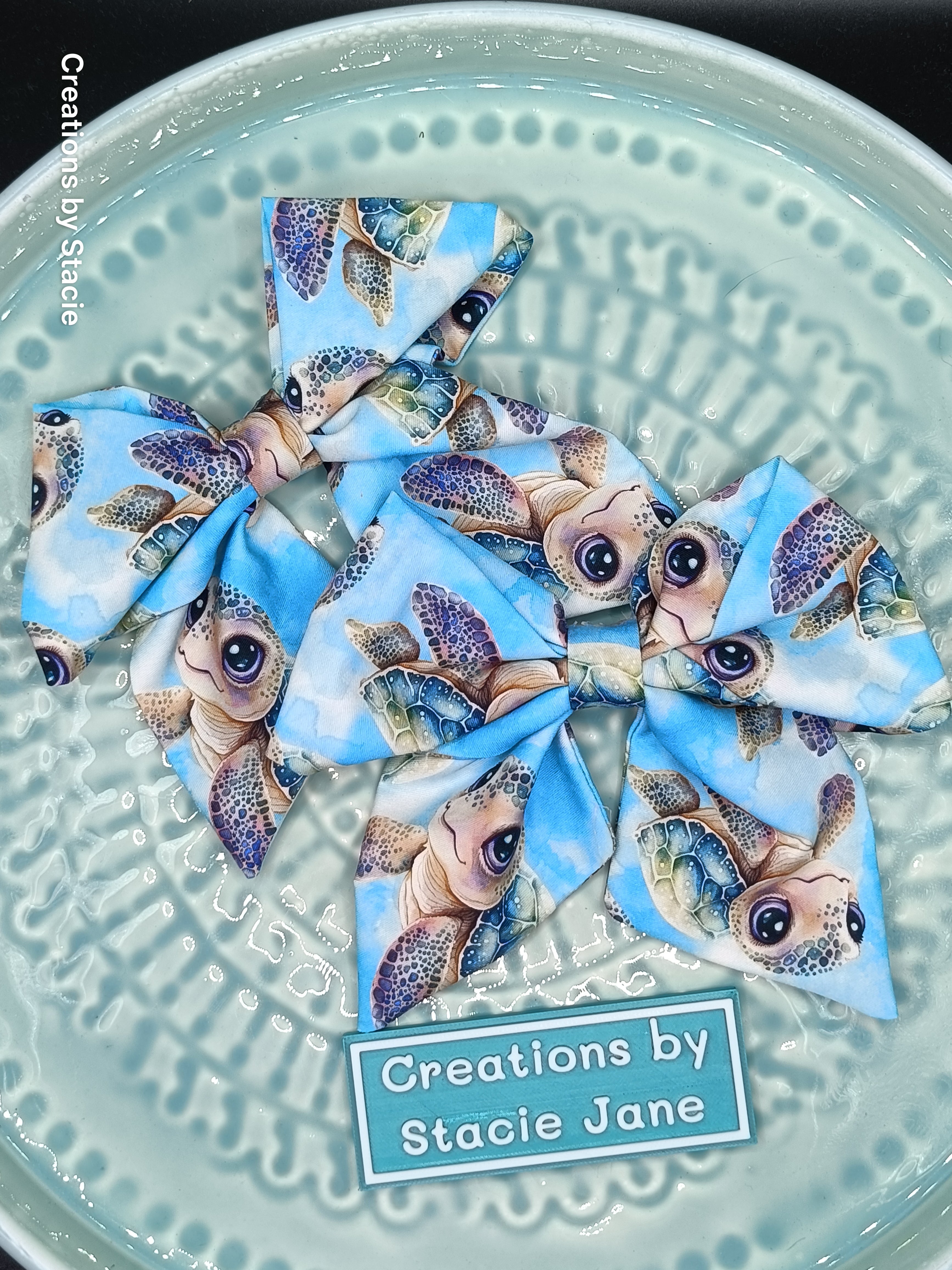 Fabric Hair Bows Handmade - Inspired By