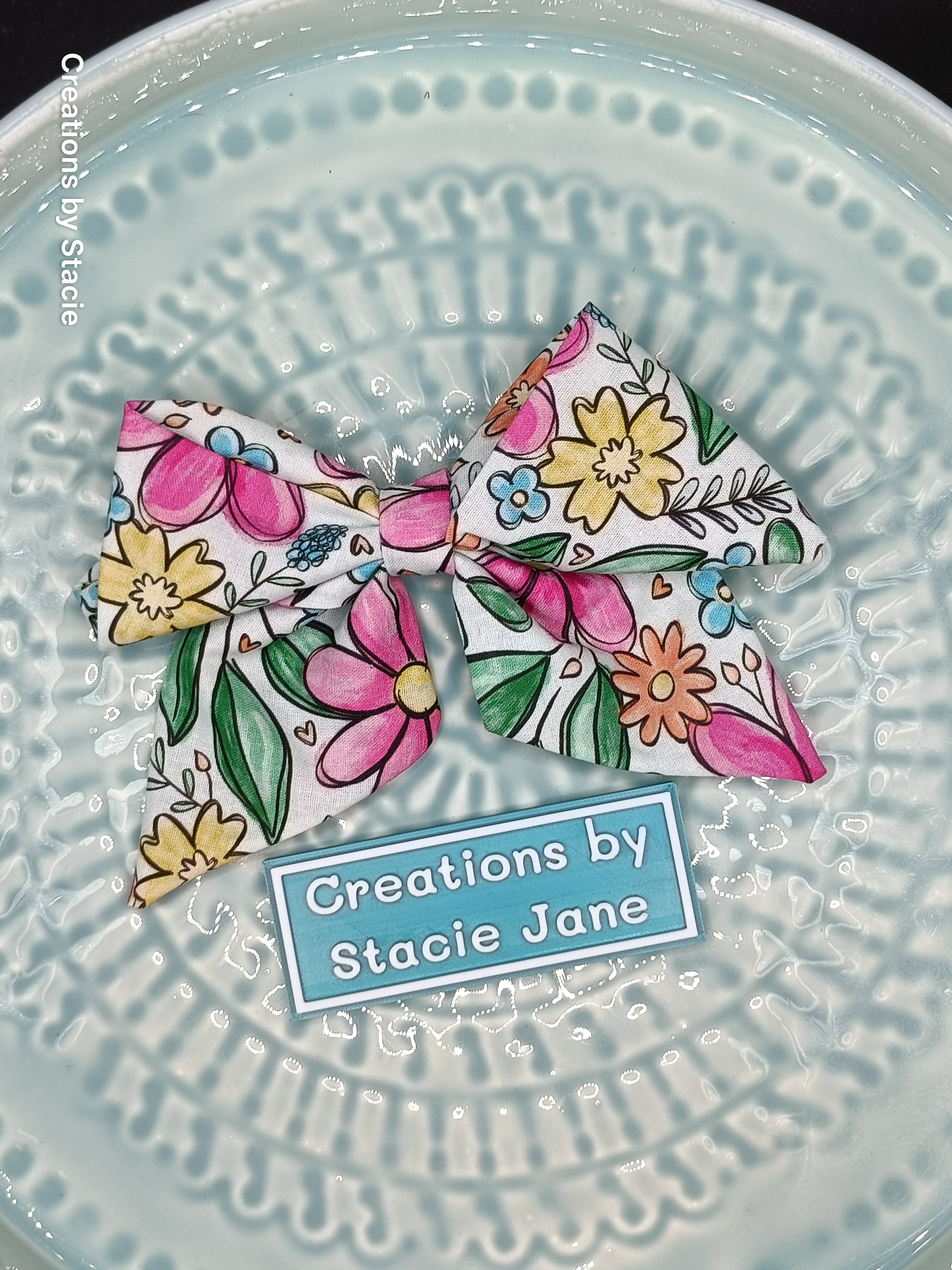Handmade Fabric Hair Bows - Inspired by