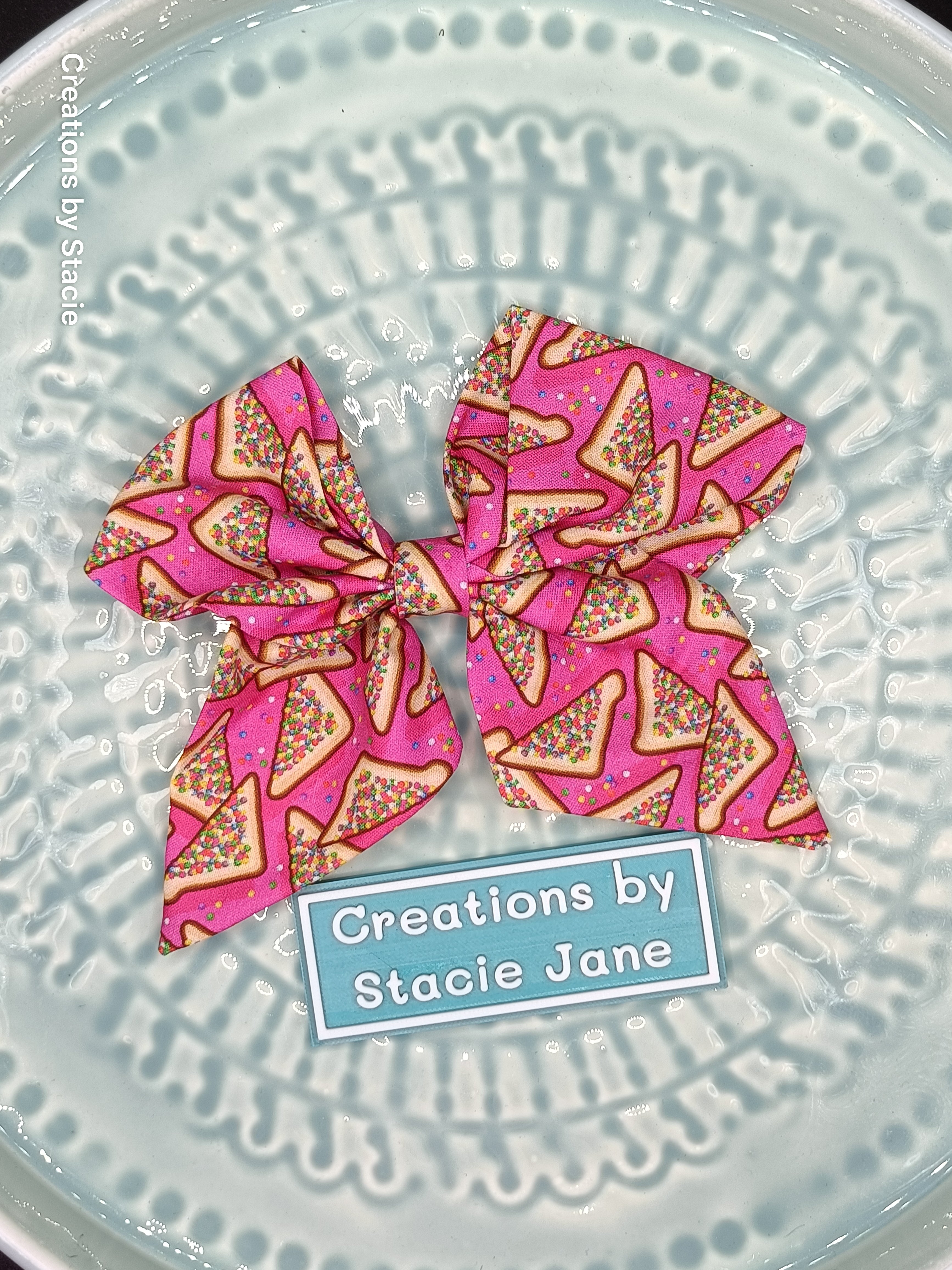 Handmade Fabric Hair Bows - Inspired by
