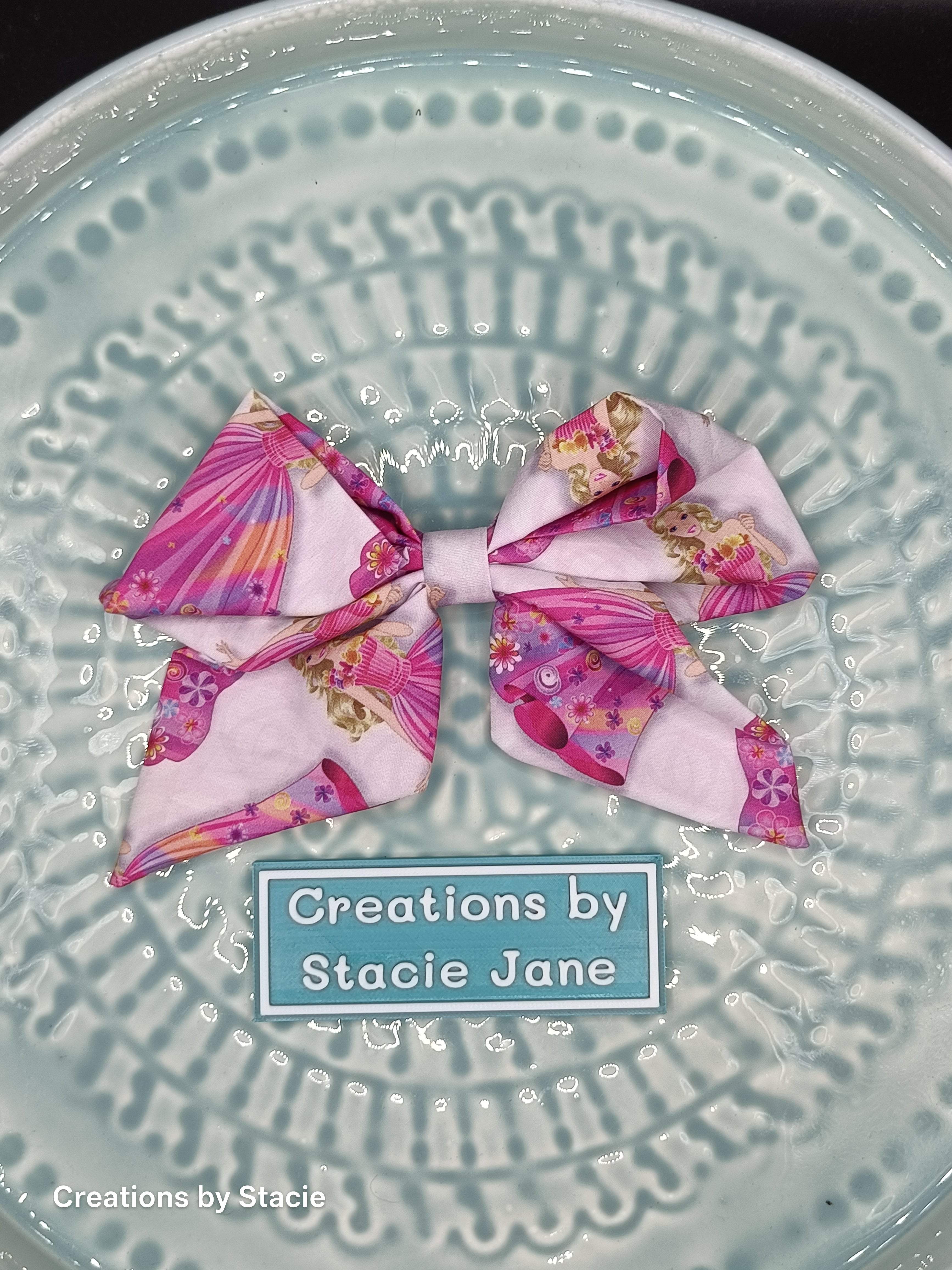 Handmade Fabric Hair Bows - Inspired by