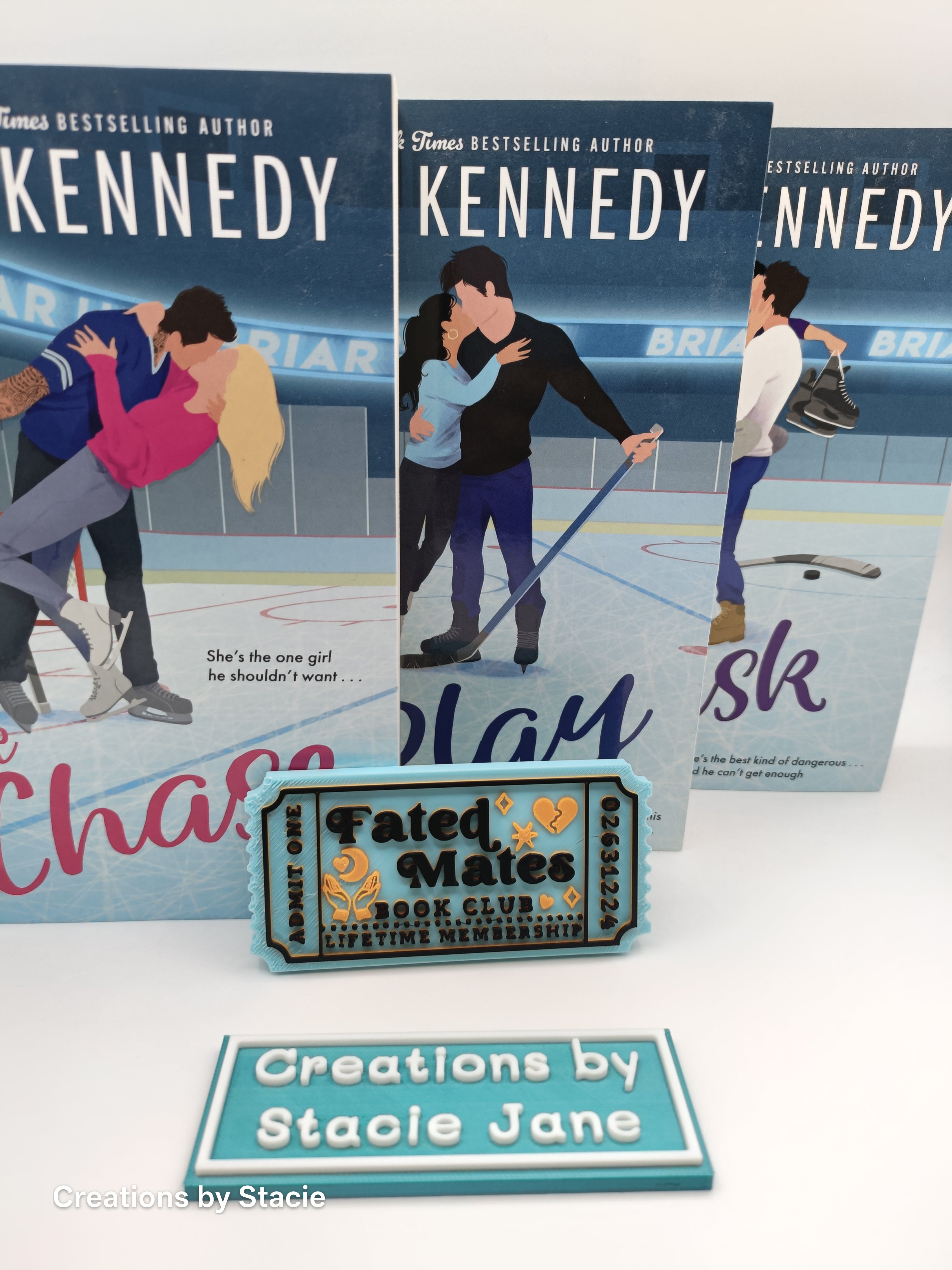 Book Ticket Shelf Decor -  3D Prints