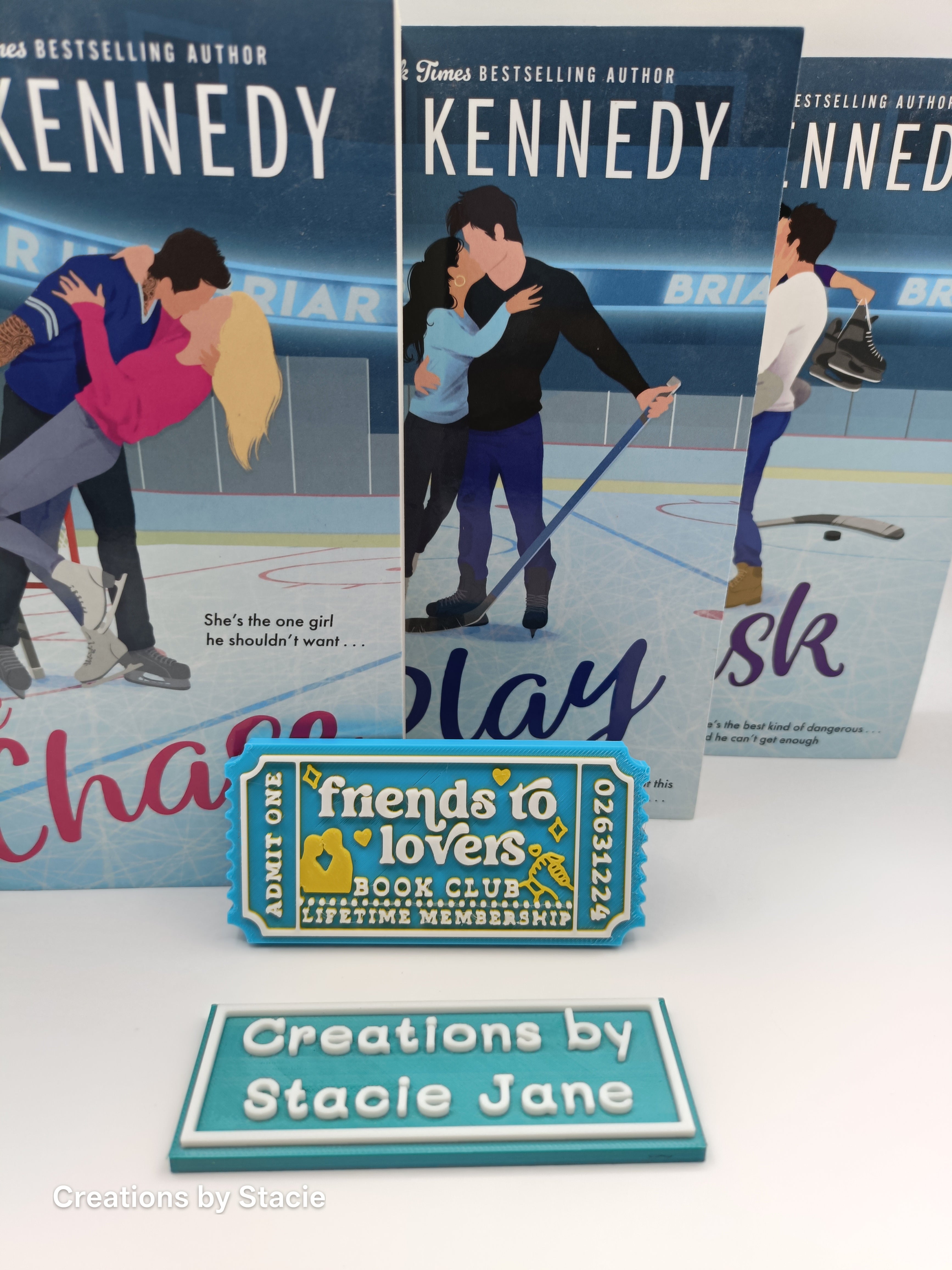 Book Ticket Shelf Decor -  3D Prints