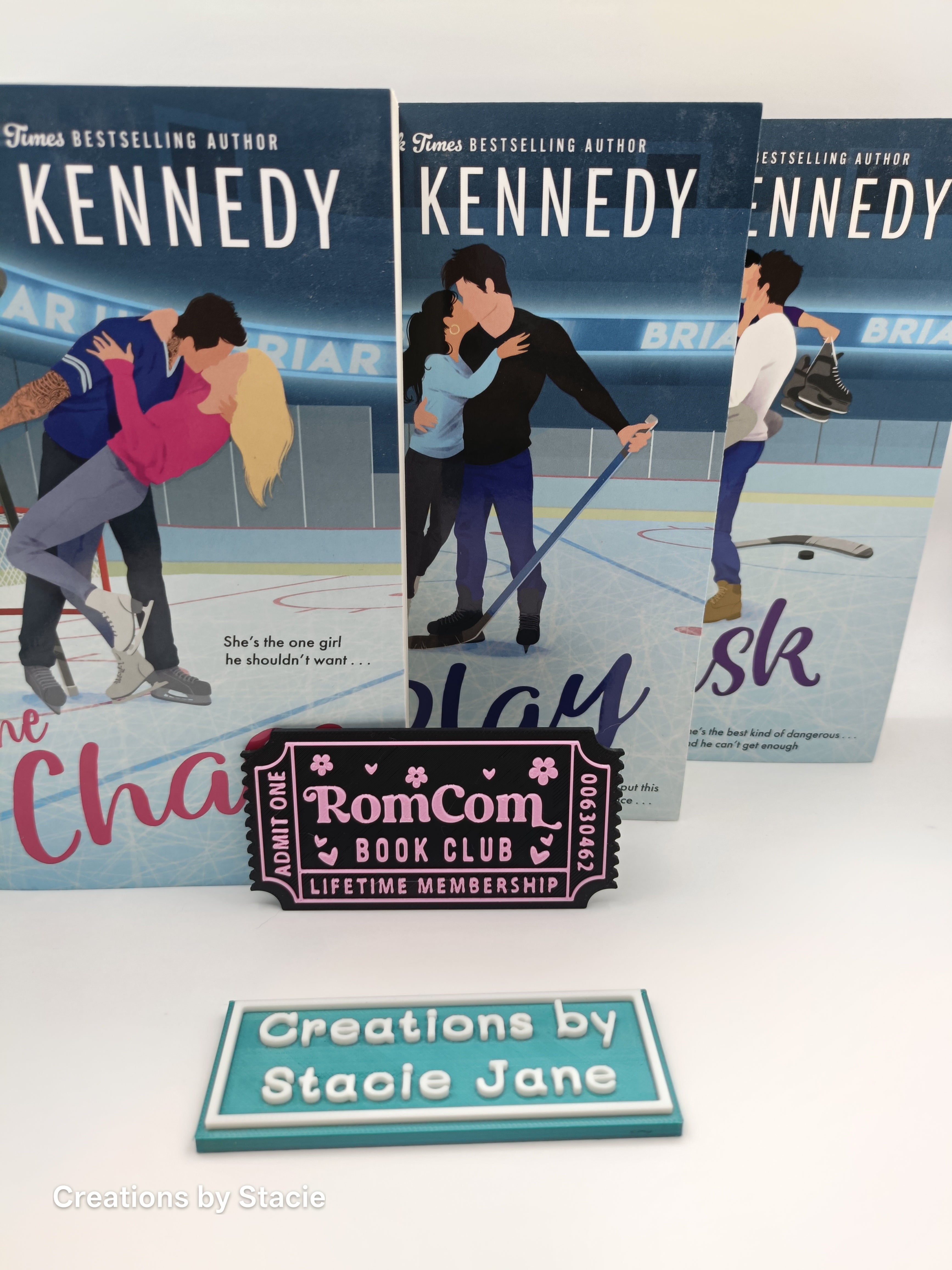 Book Ticket Shelf Decor -  3D Prints