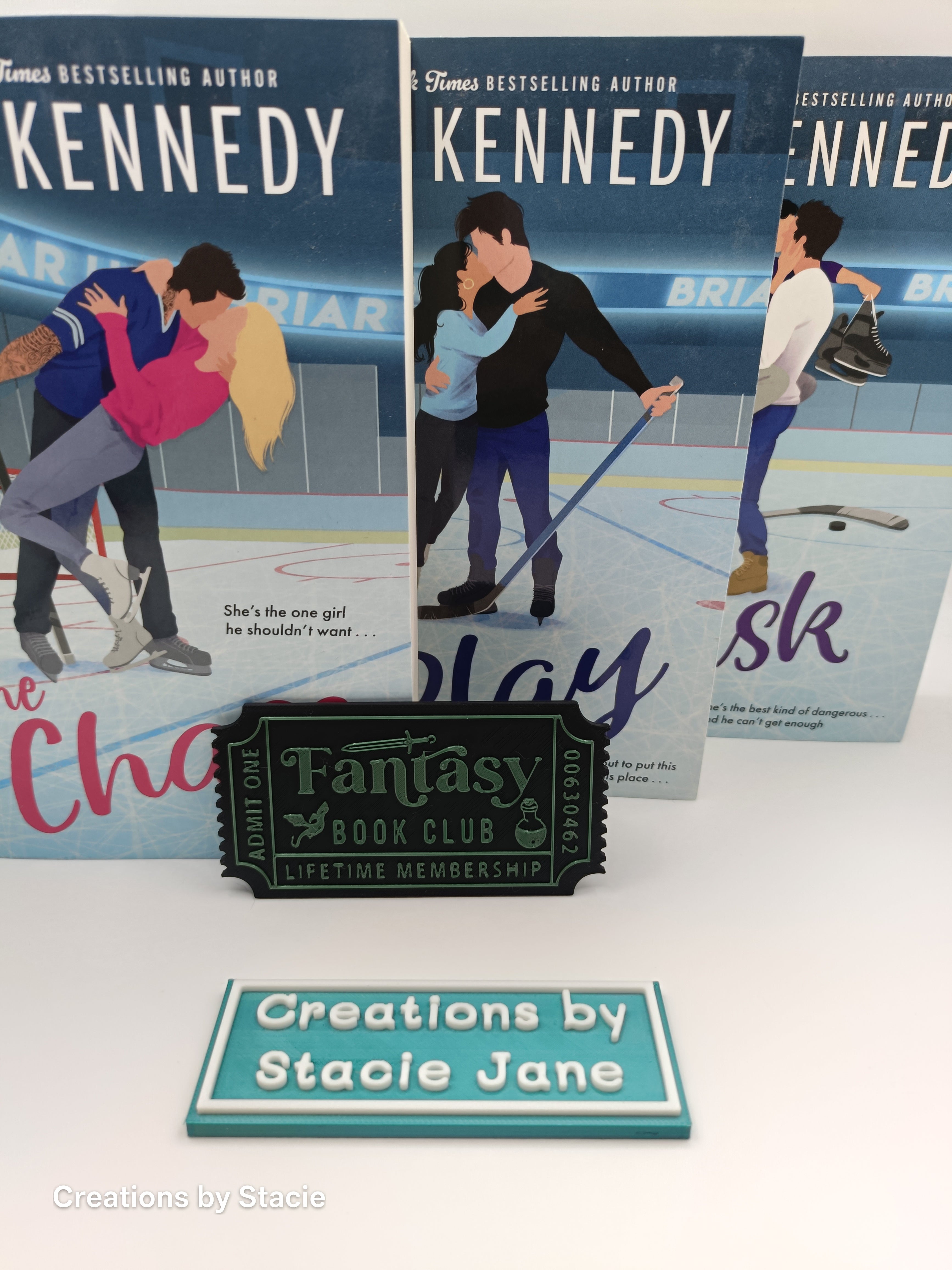Book Ticket Shelf Decor -  3D Prints