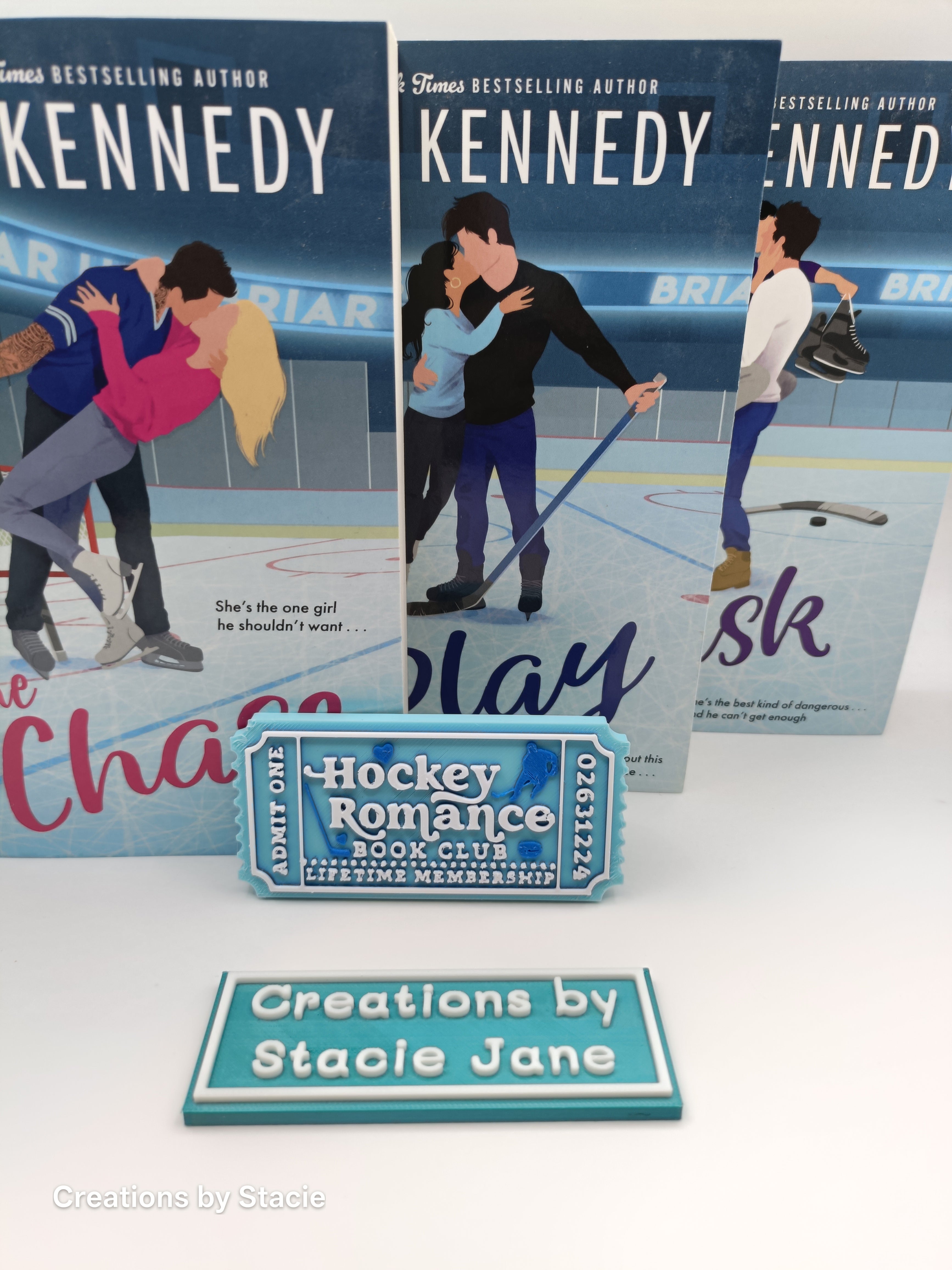 Book Ticket Shelf Decor -  3D Prints