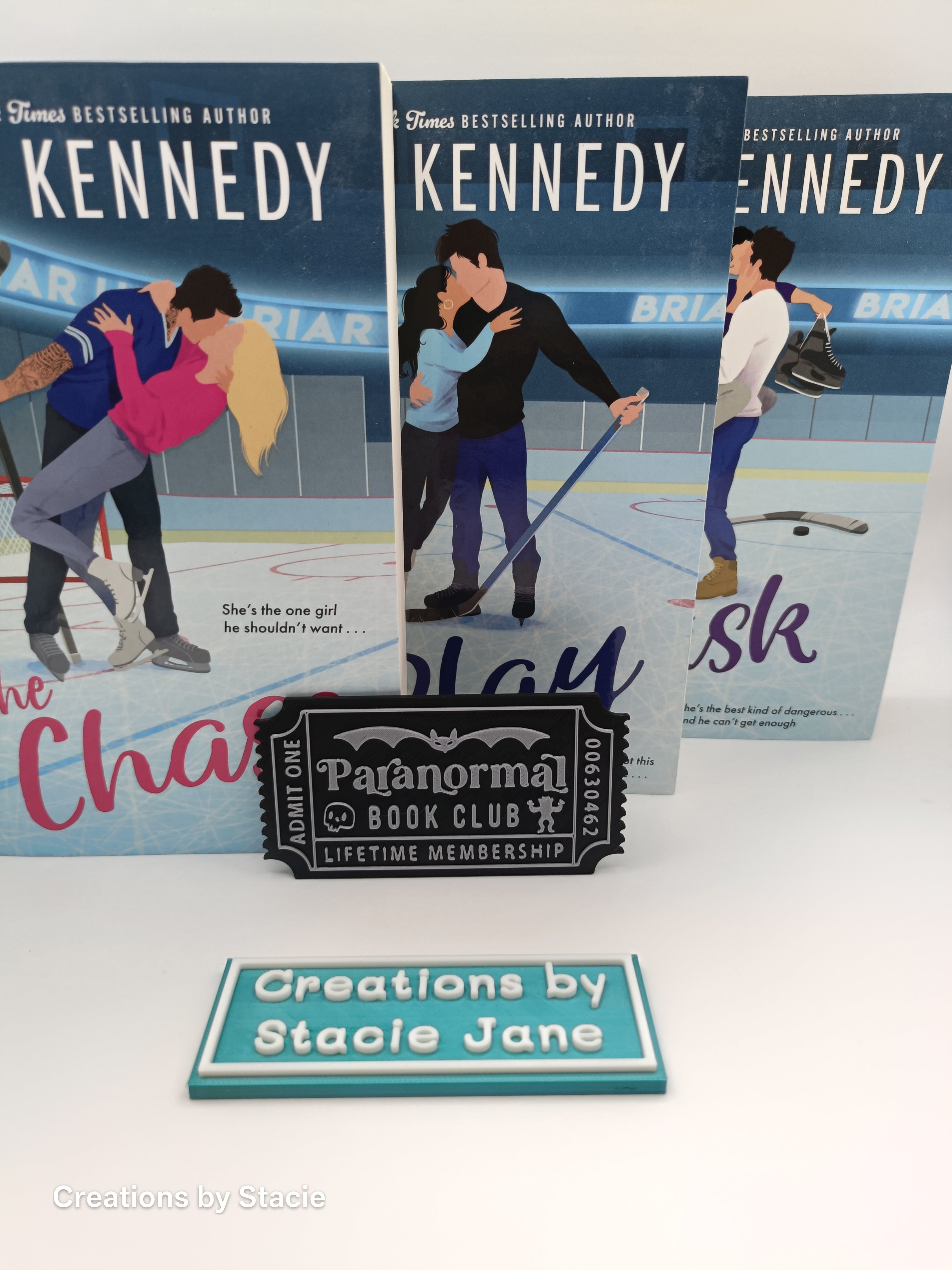 Book Ticket Shelf Decor -  3D Prints