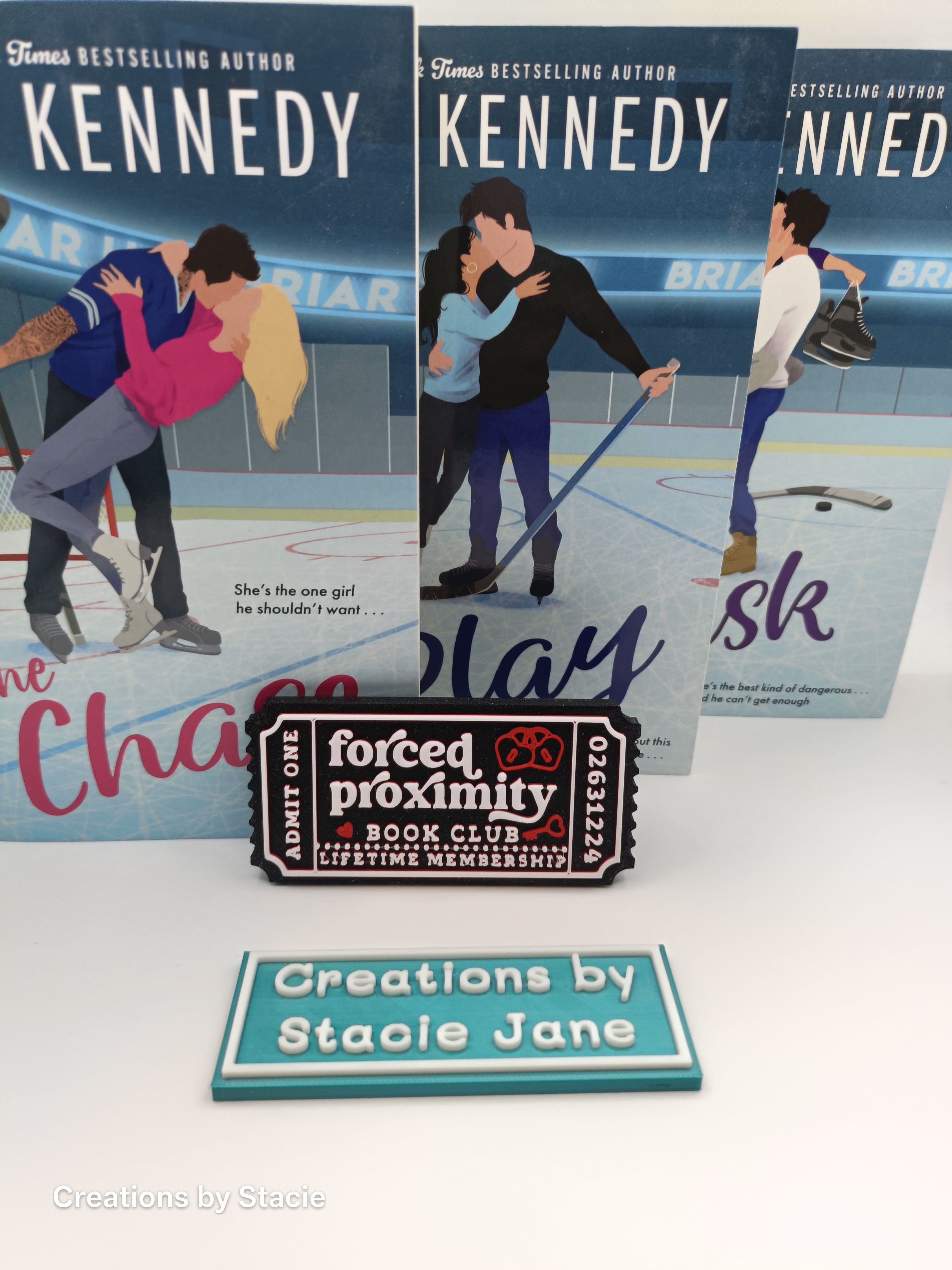 Book Ticket Shelf Decor -  3D Prints