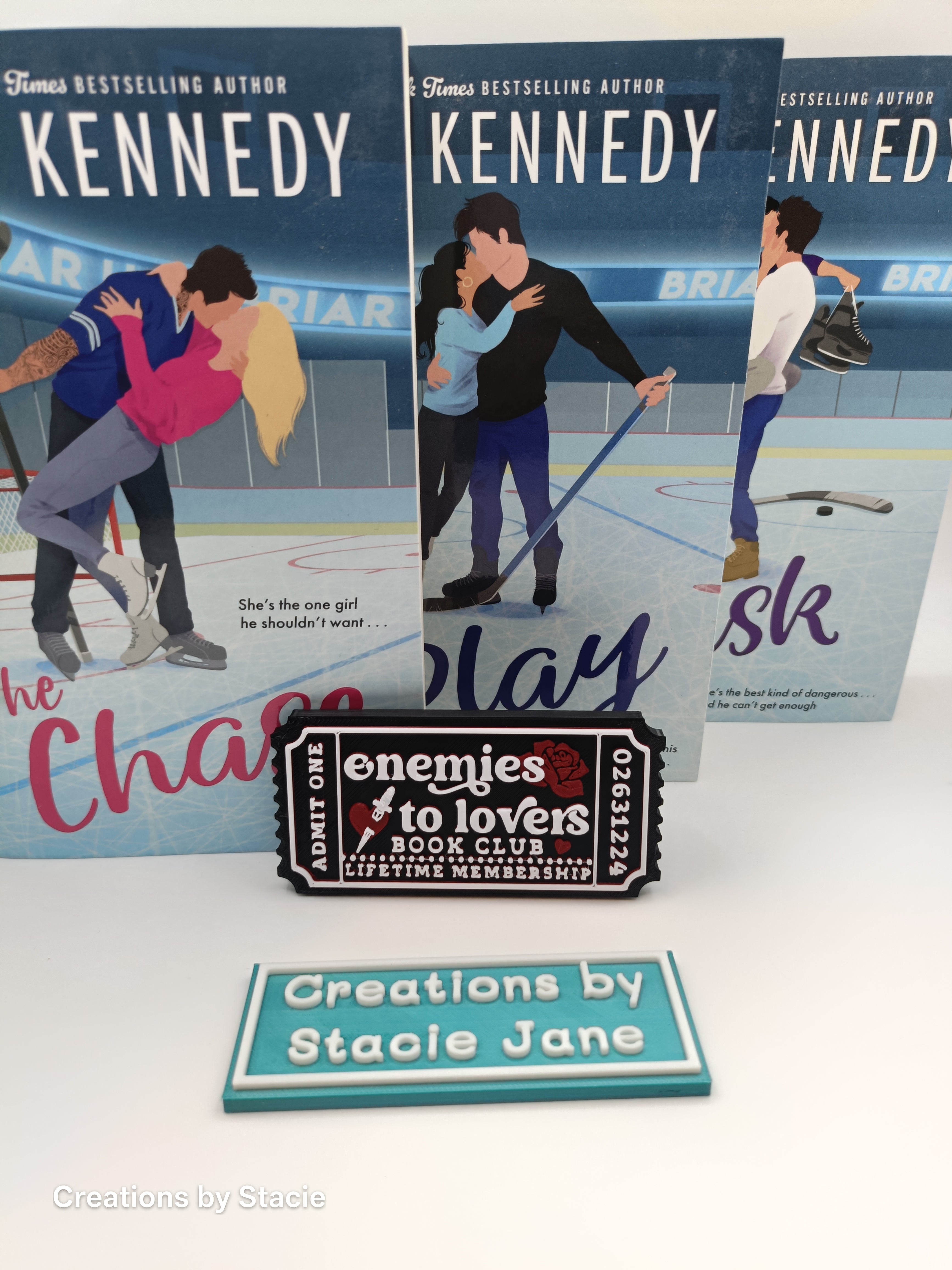 Book Ticket Shelf Decor -  3D Prints