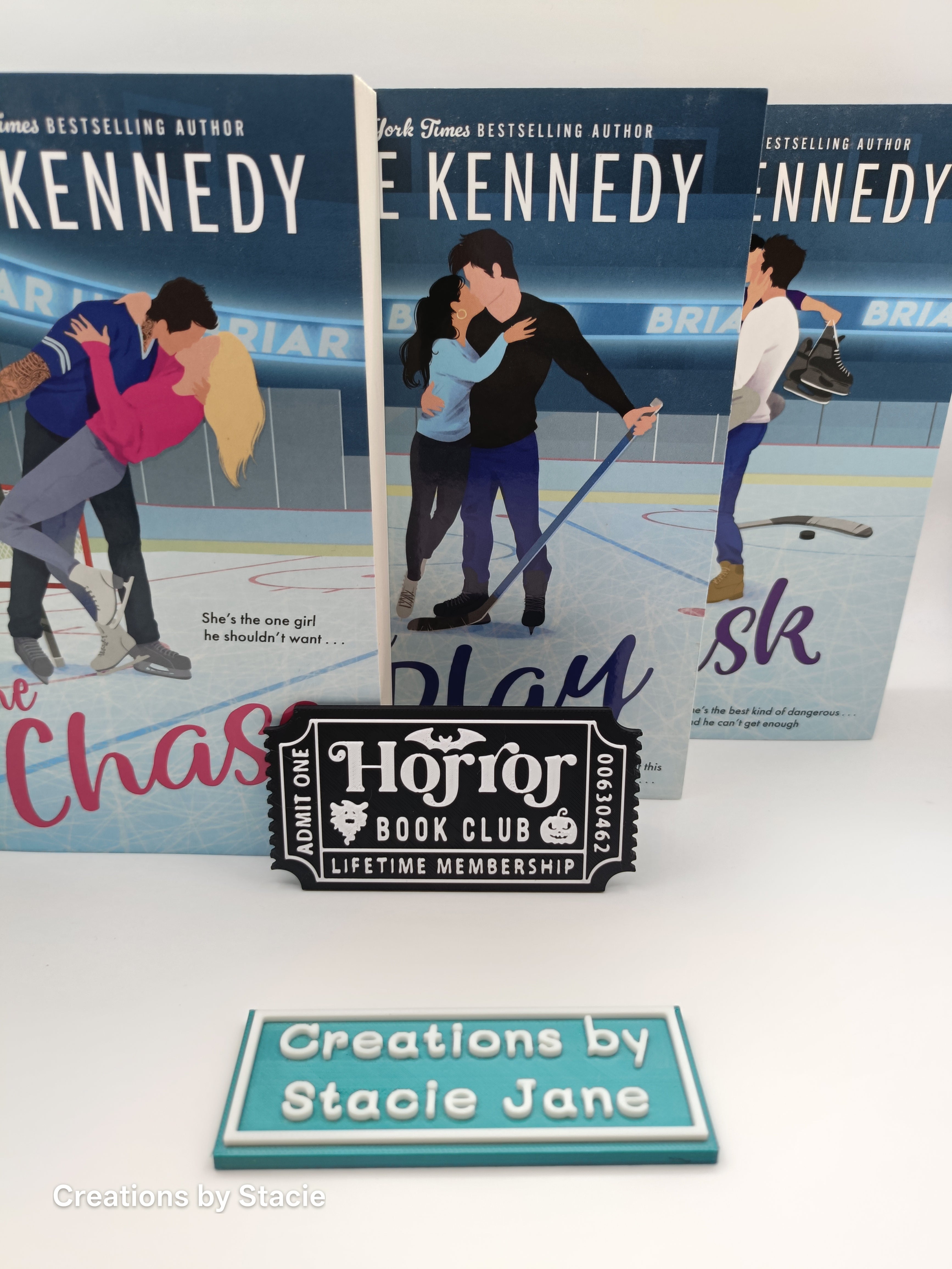 Book Ticket Shelf Decor -  3D Prints
