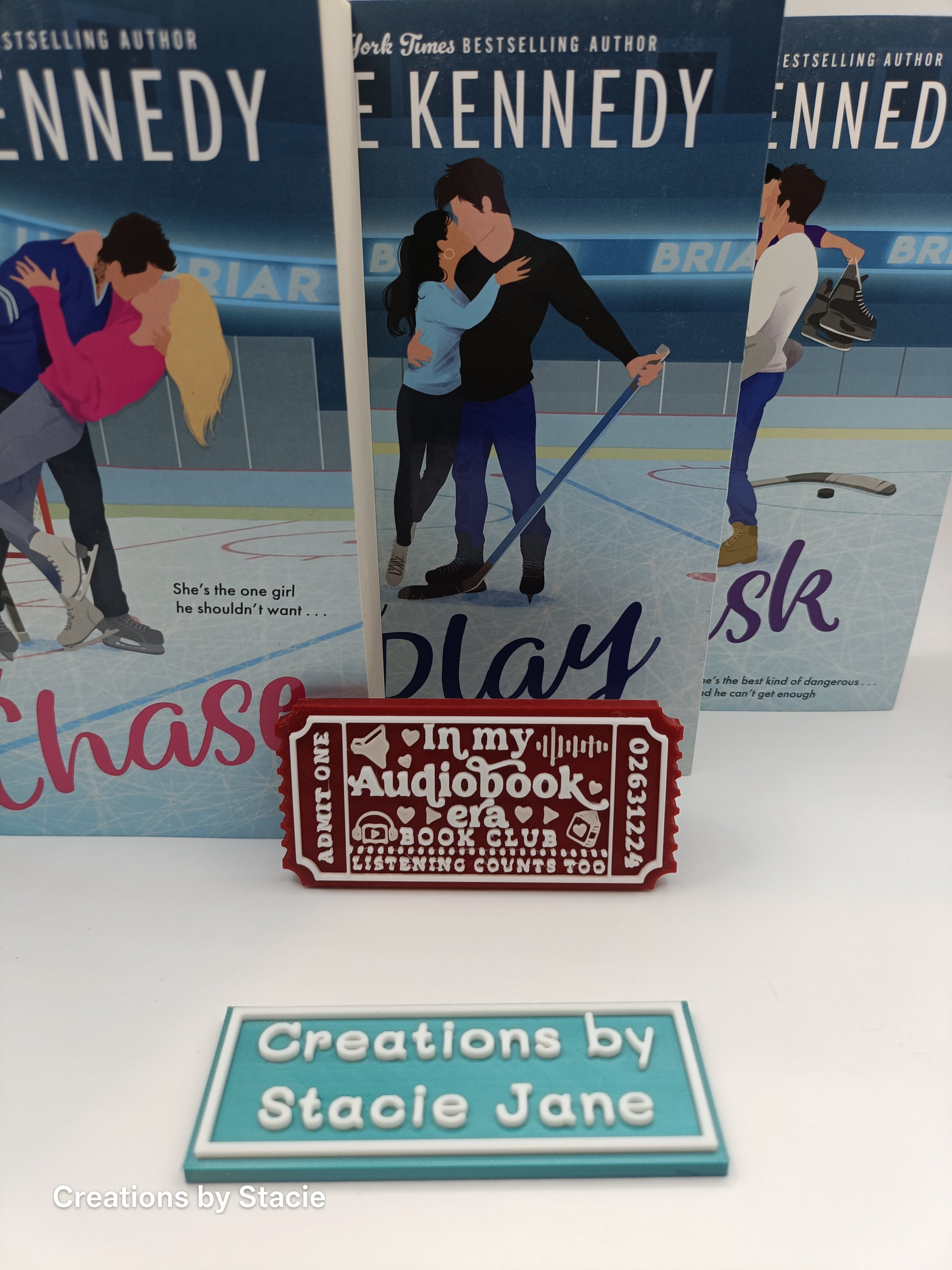 Book Ticket Shelf Decor -  3D Prints