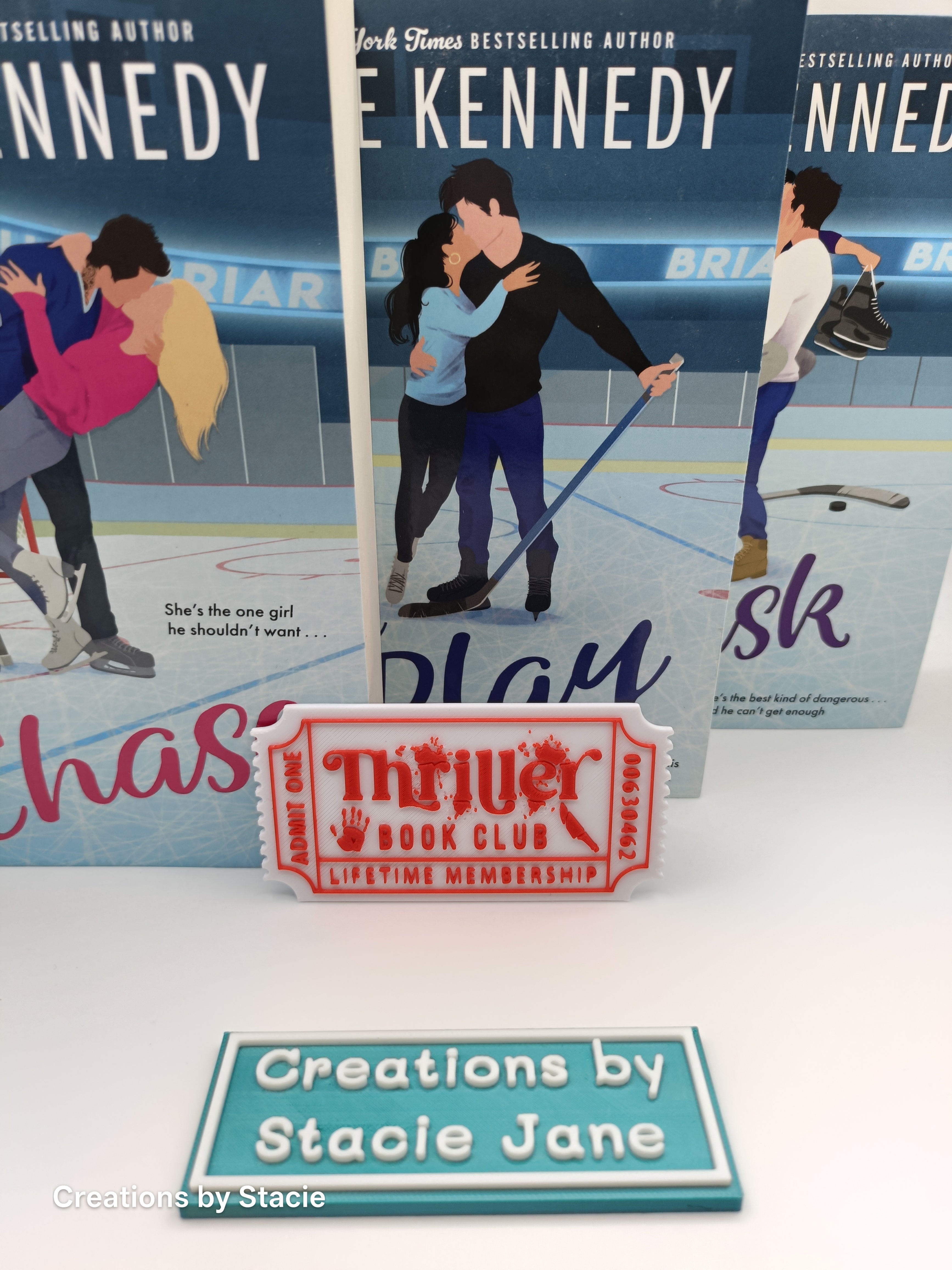 Book Ticket Shelf Decor -  3D Prints