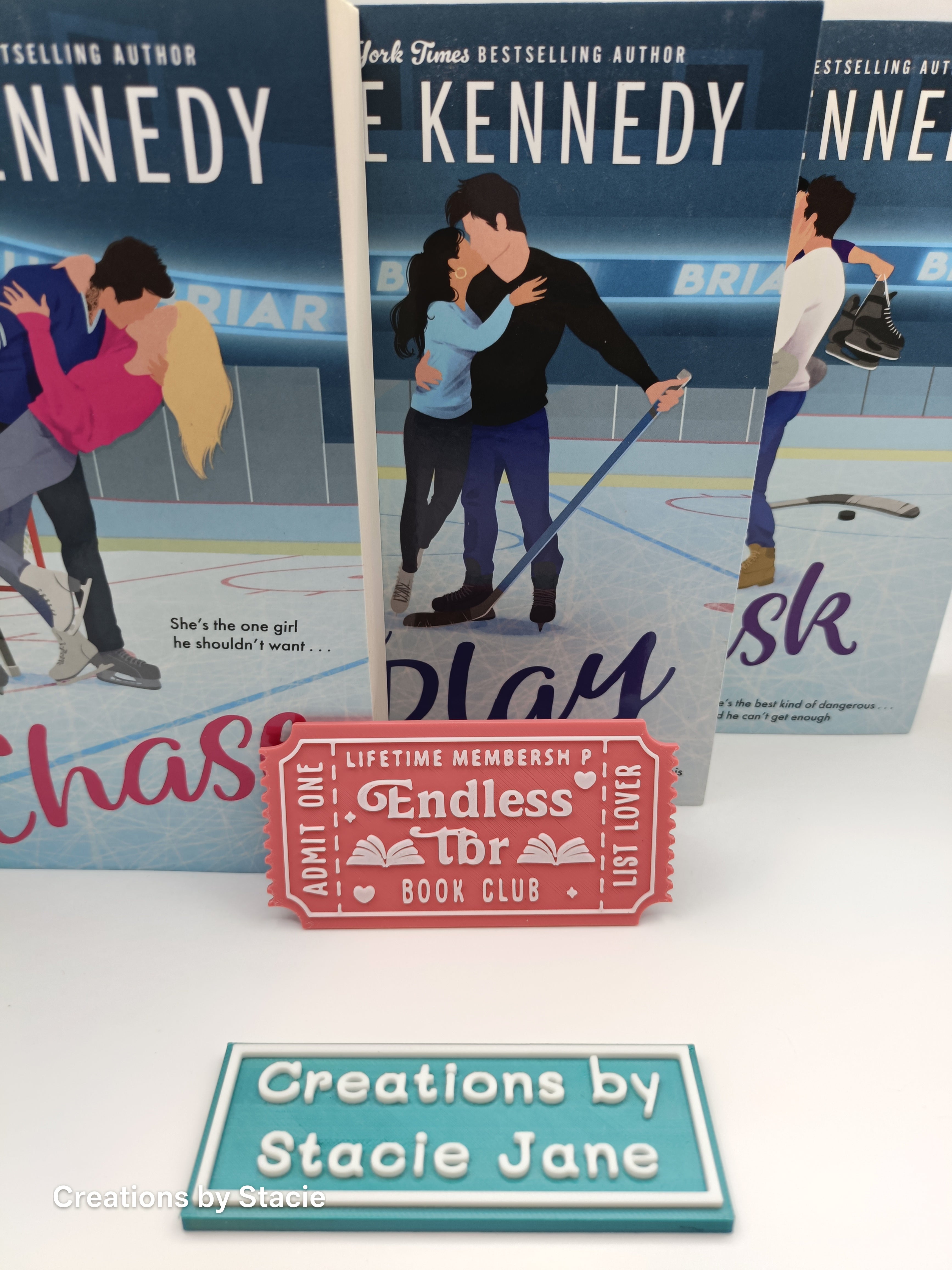 Book Ticket Shelf Decor -  3D Prints