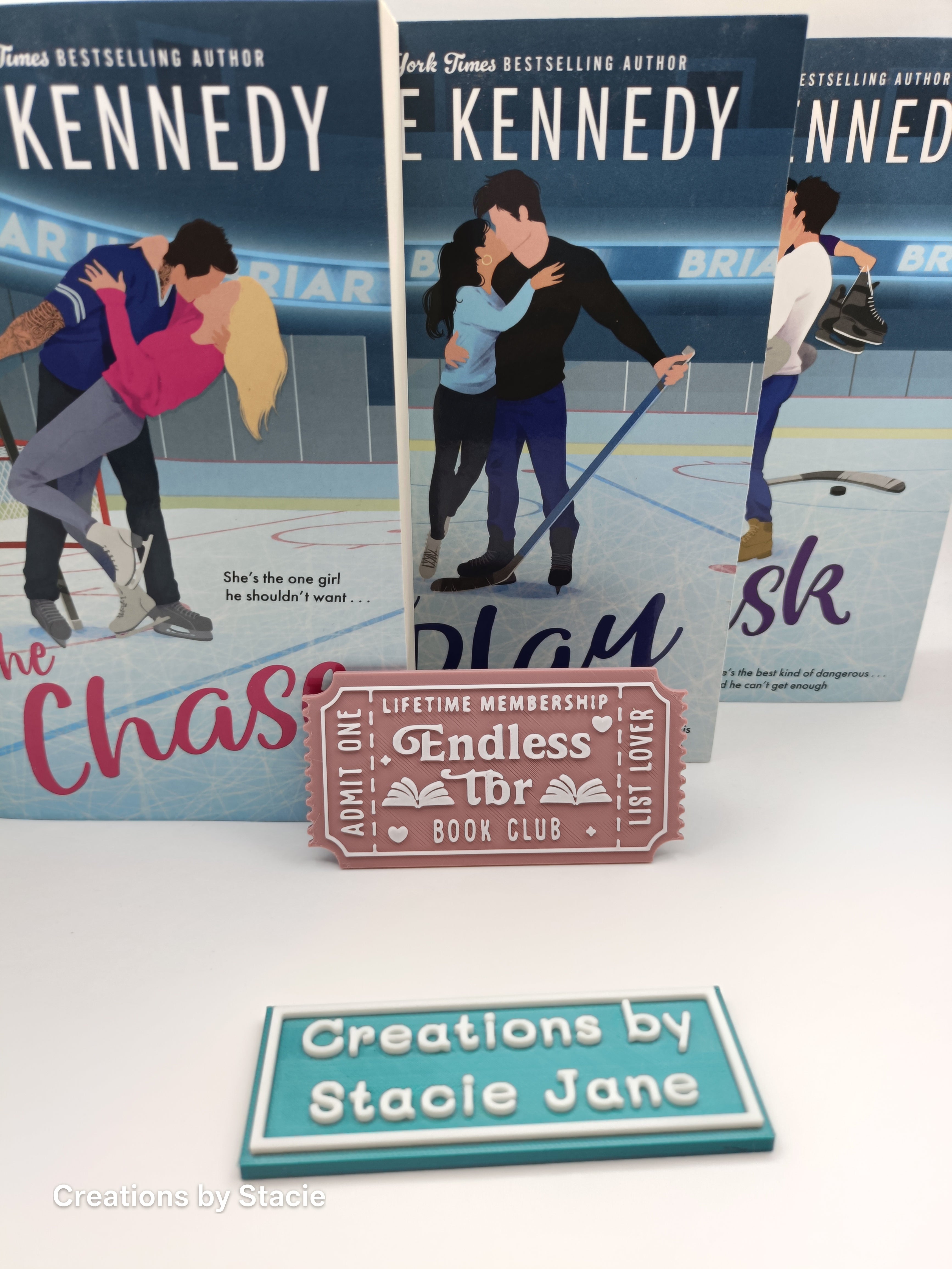 Book Ticket Shelf Decor -  3D Prints