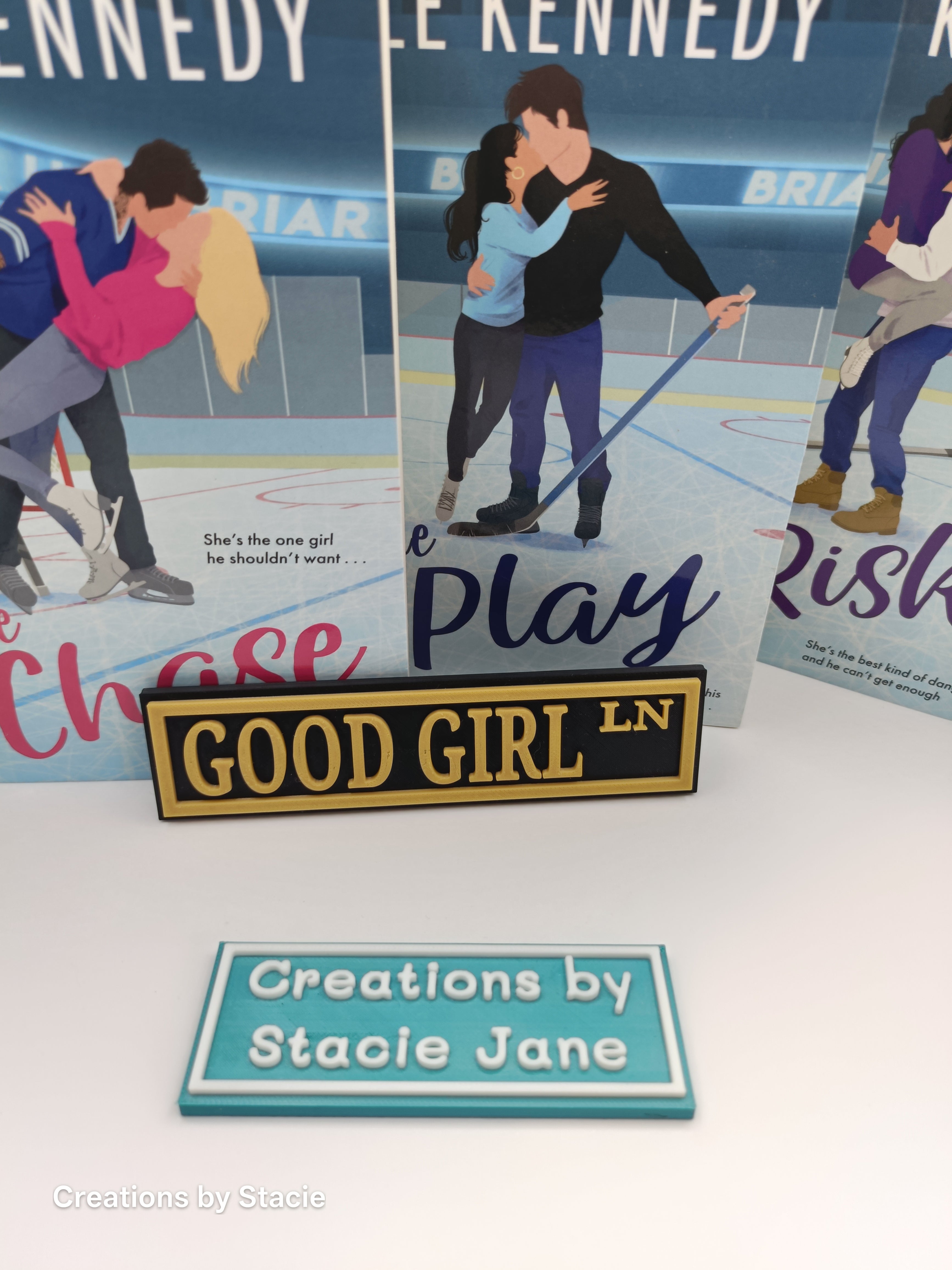 Good Girl Book Shelf Sign