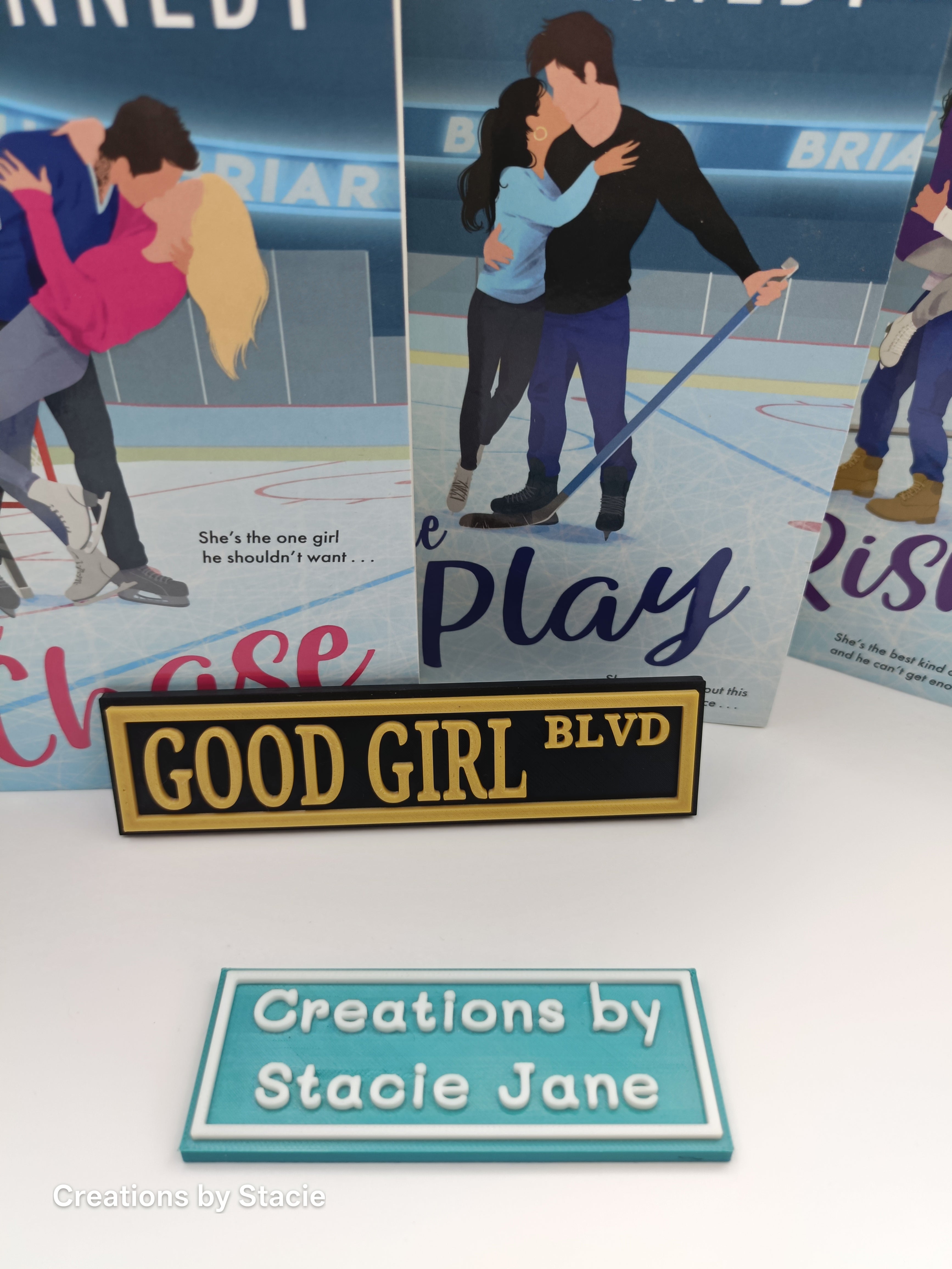 Good Girl Book Shelf Sign