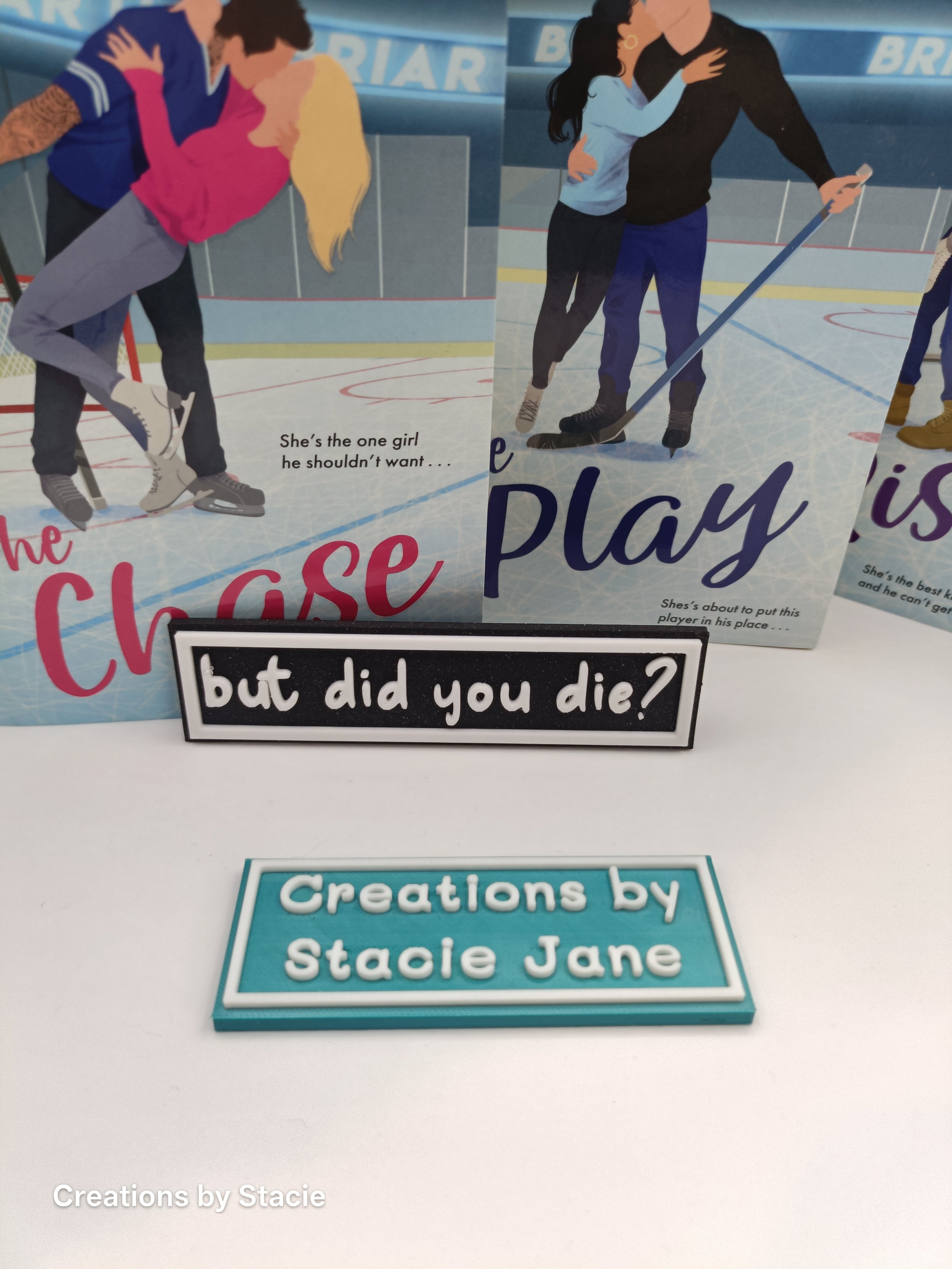 But did you die? Book Shelf Sign