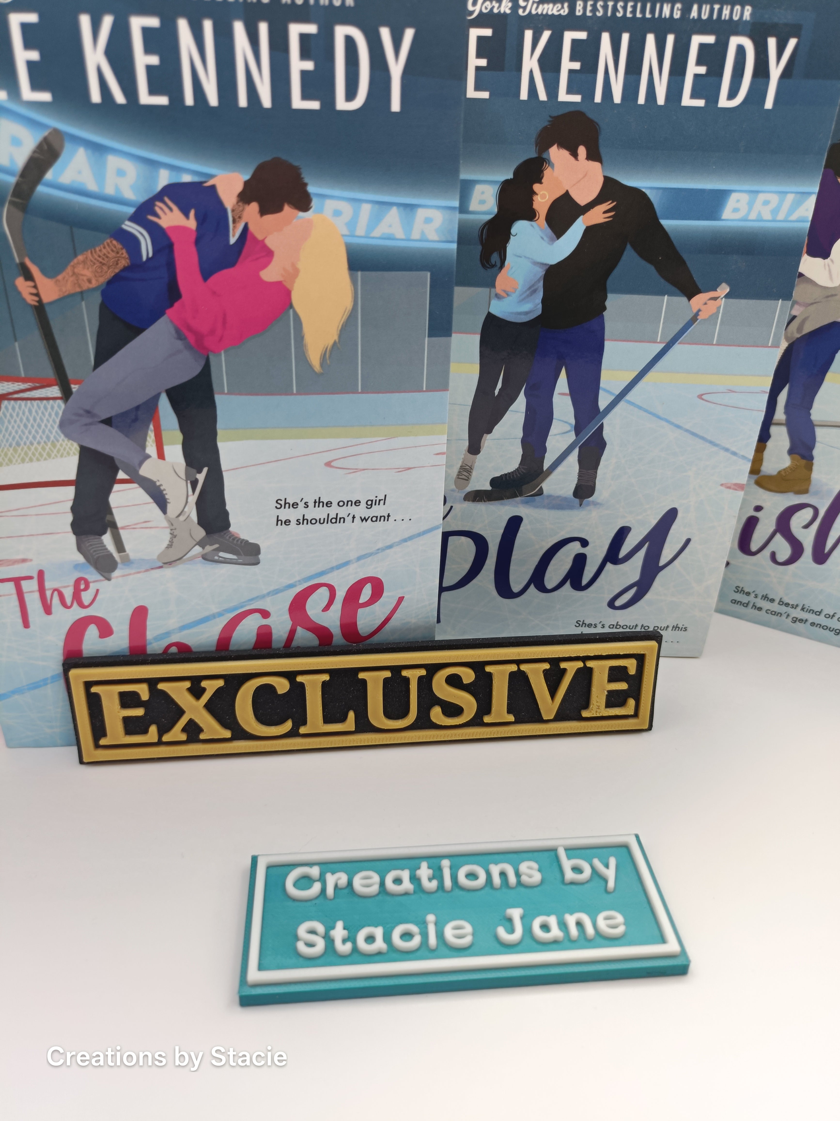 Exclusive Book Shelf Sign